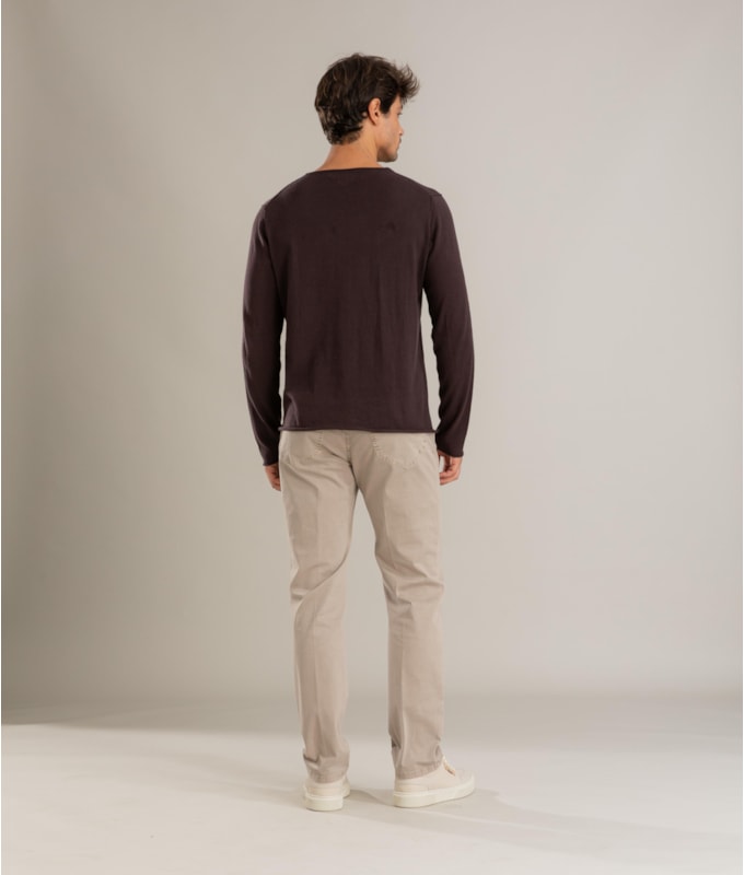 Tricot Aidan Cotton Tabaco