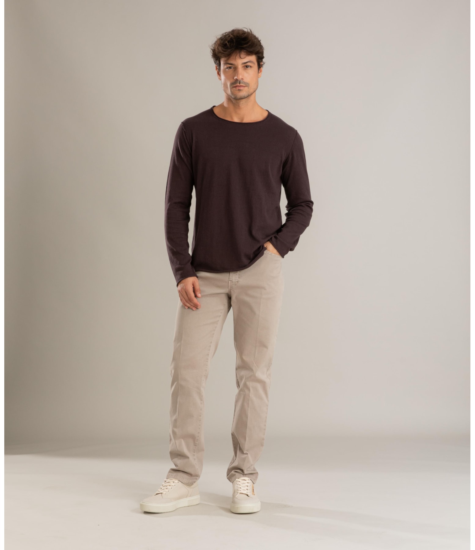 Tricot Aidan Cotton Tabaco