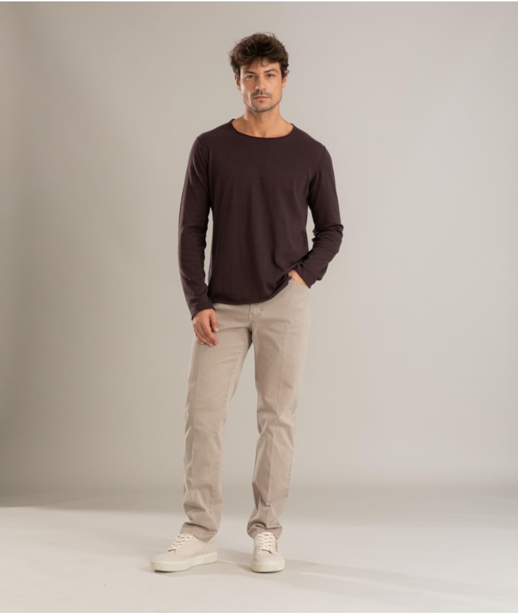Tricot Aidan Cotton Tabaco