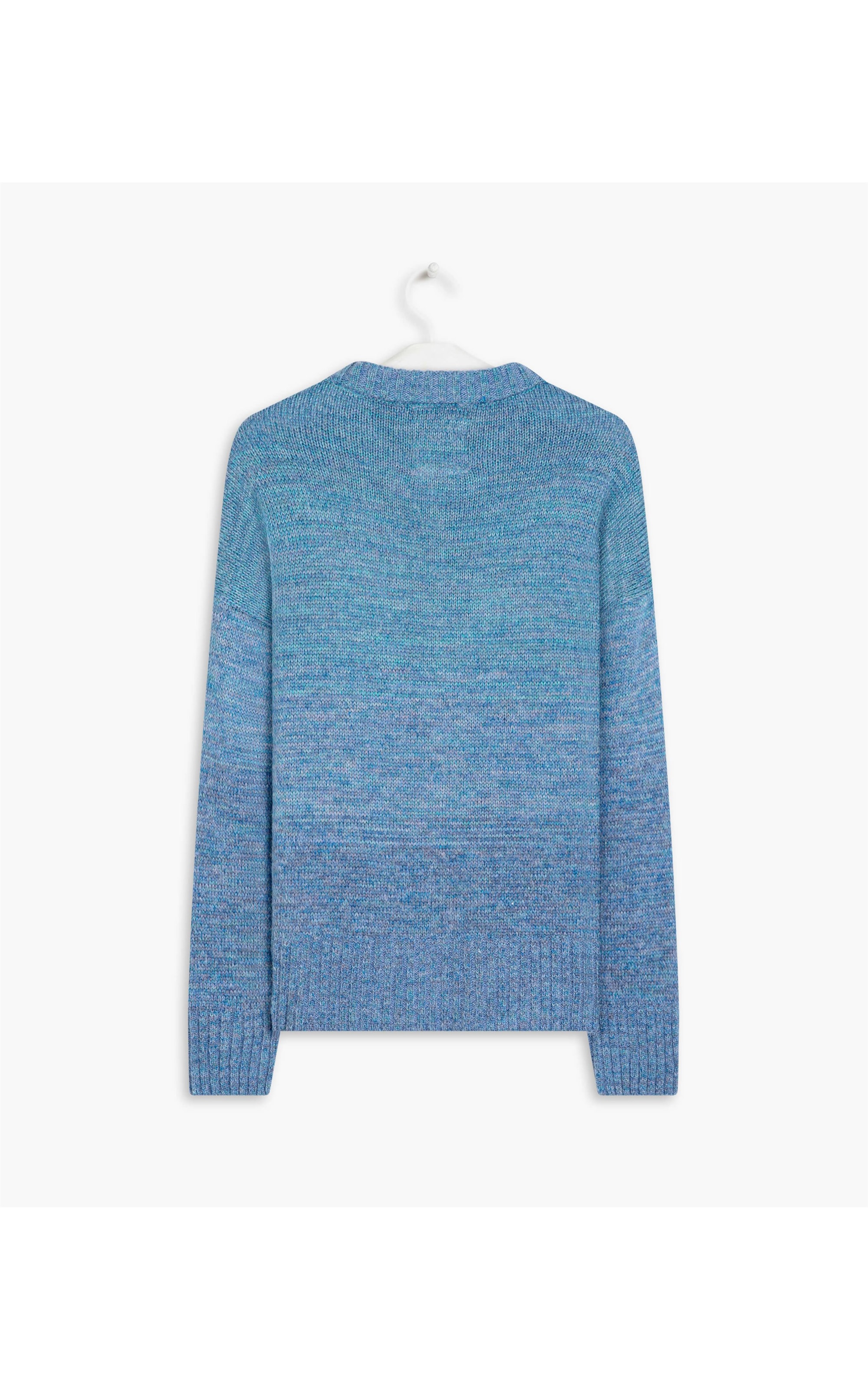 Tricot Akita Space Dye Azul Pervante