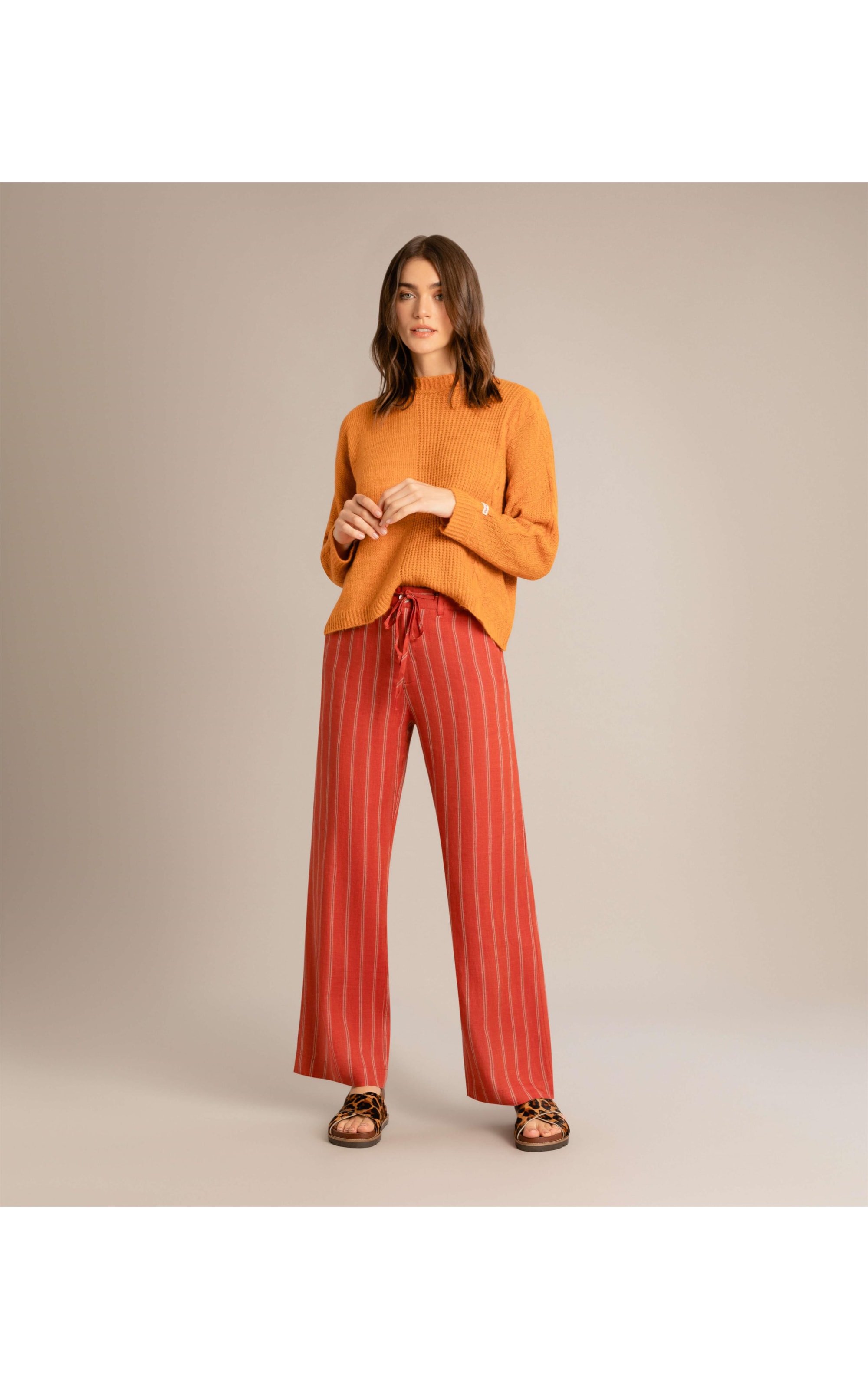 Tricot Anahí Liso Laranja