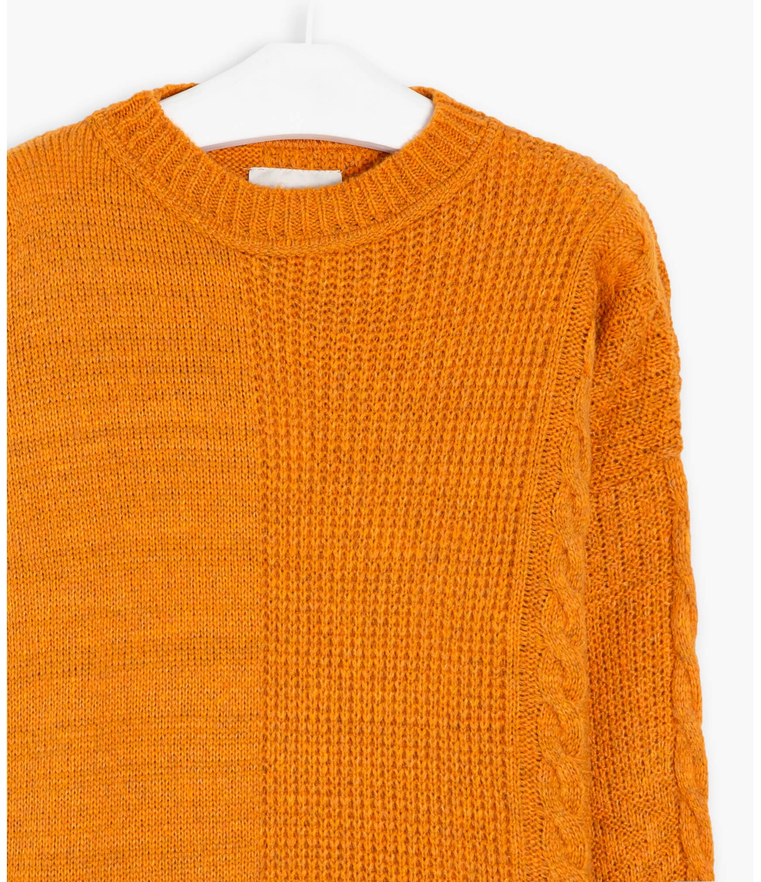 Tricot Anahí Liso Laranja