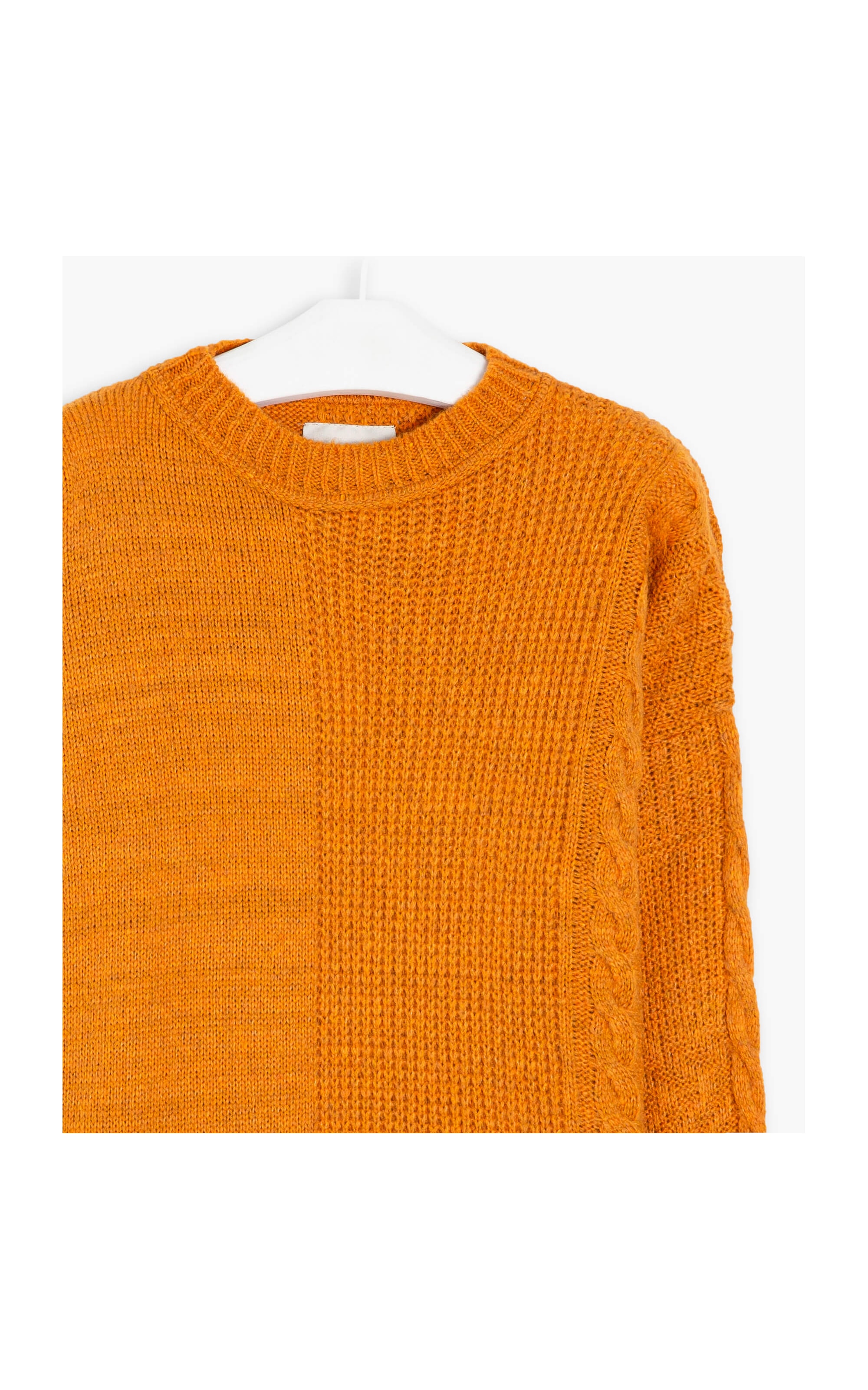 Tricot Anahí Liso Laranja