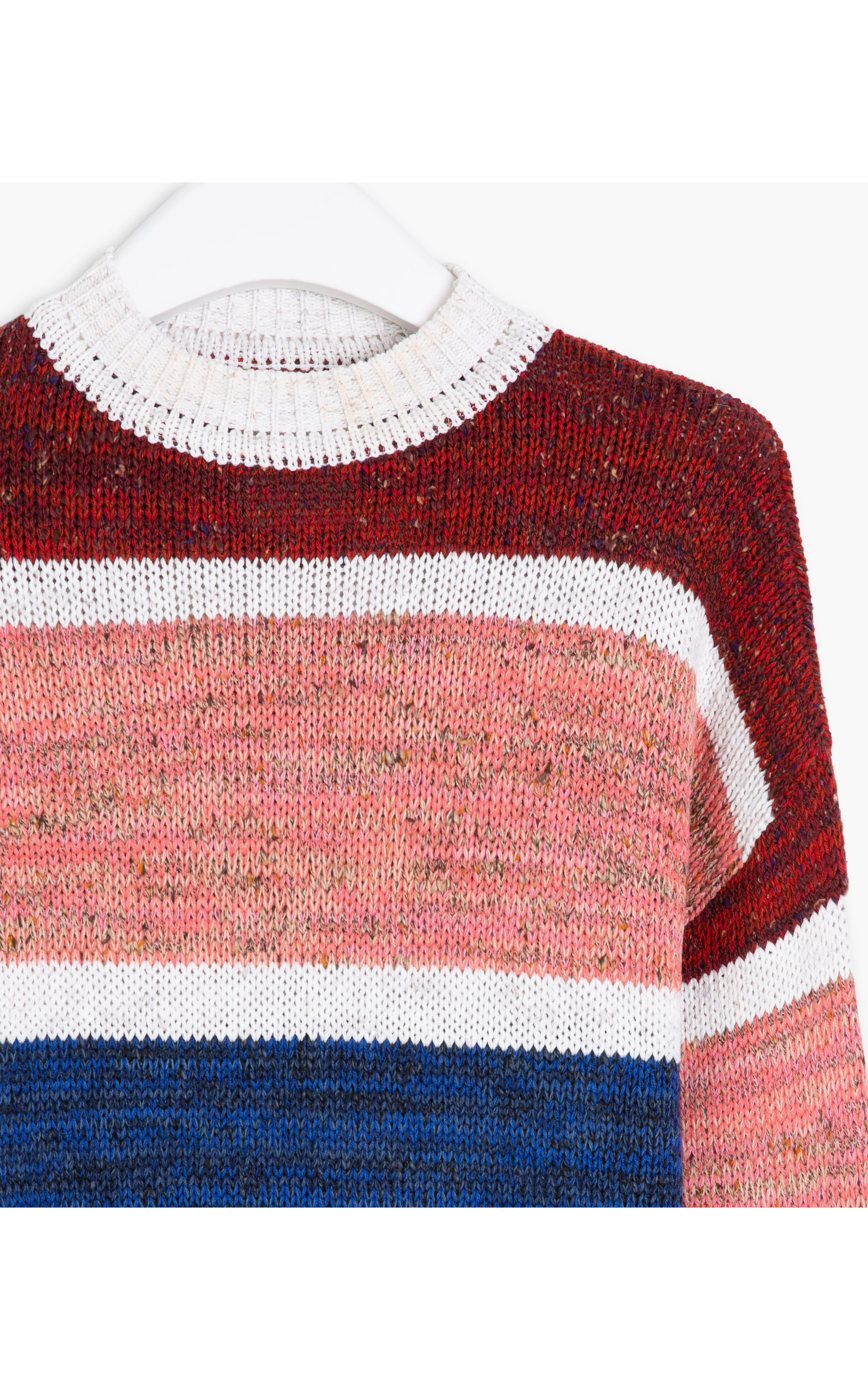 Tricot Andes Listrado Natural