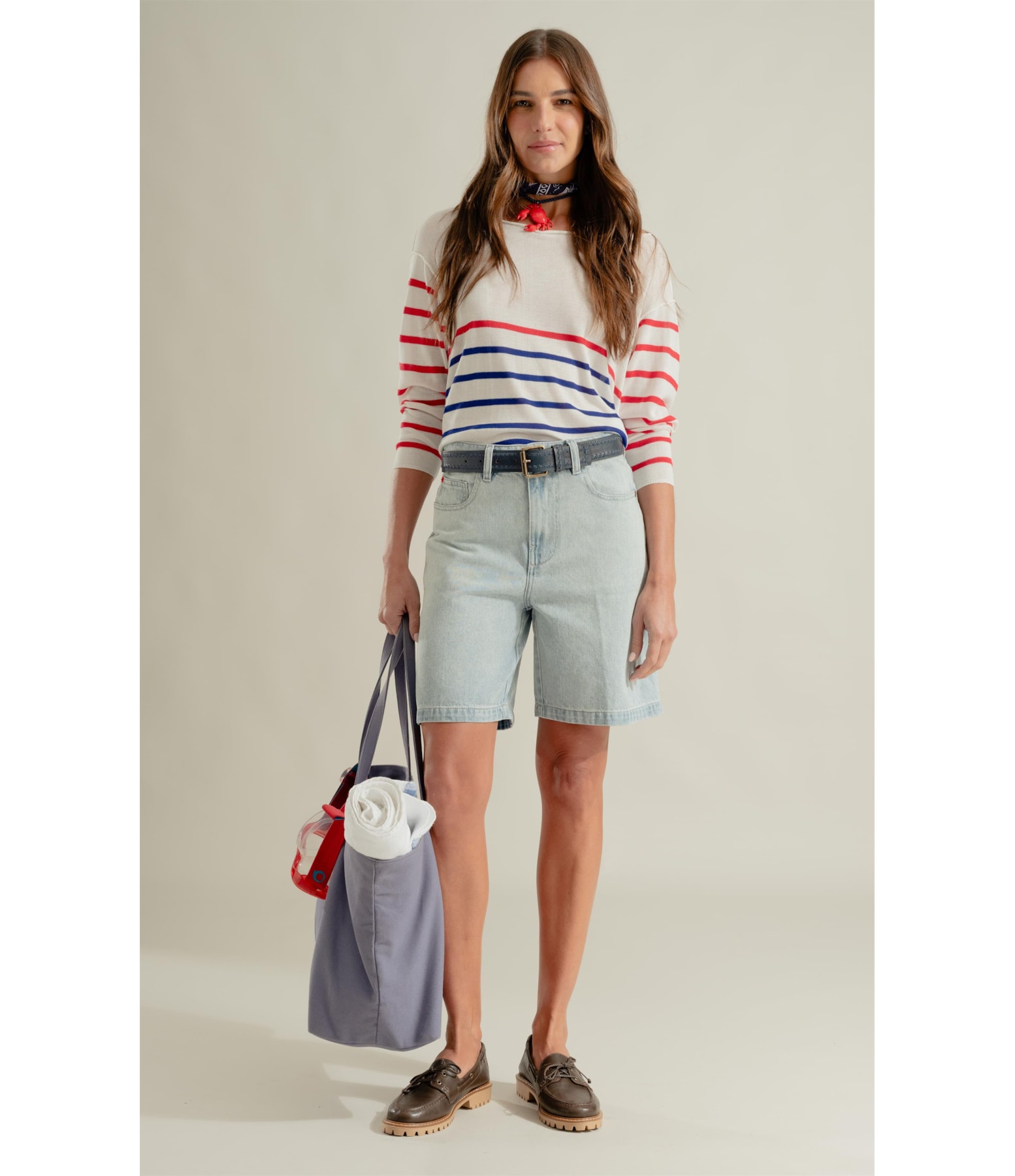 Tricot Aria Unfinished Bicolor Off White