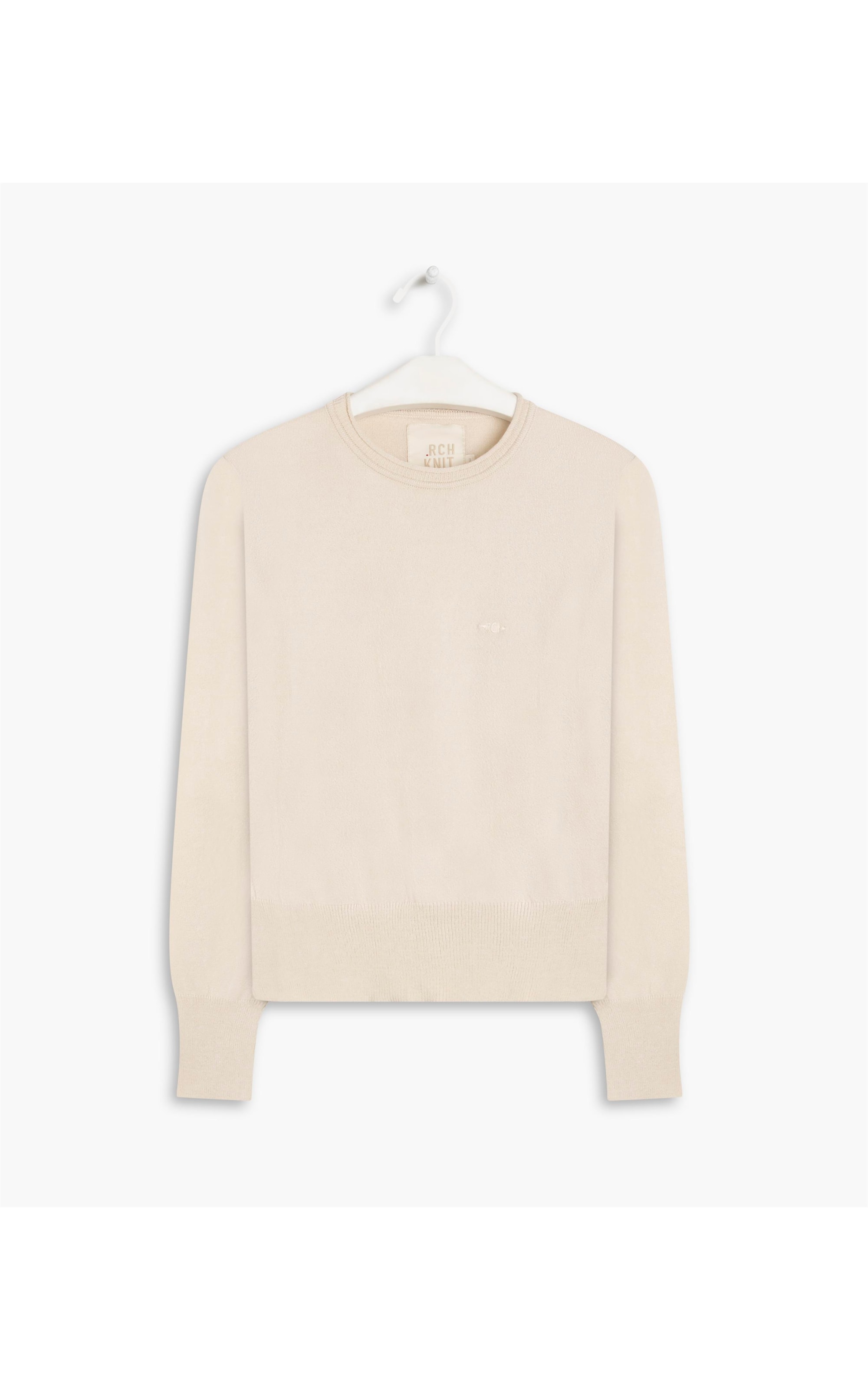 Tricot Basic Sweater Ech Fem Areia