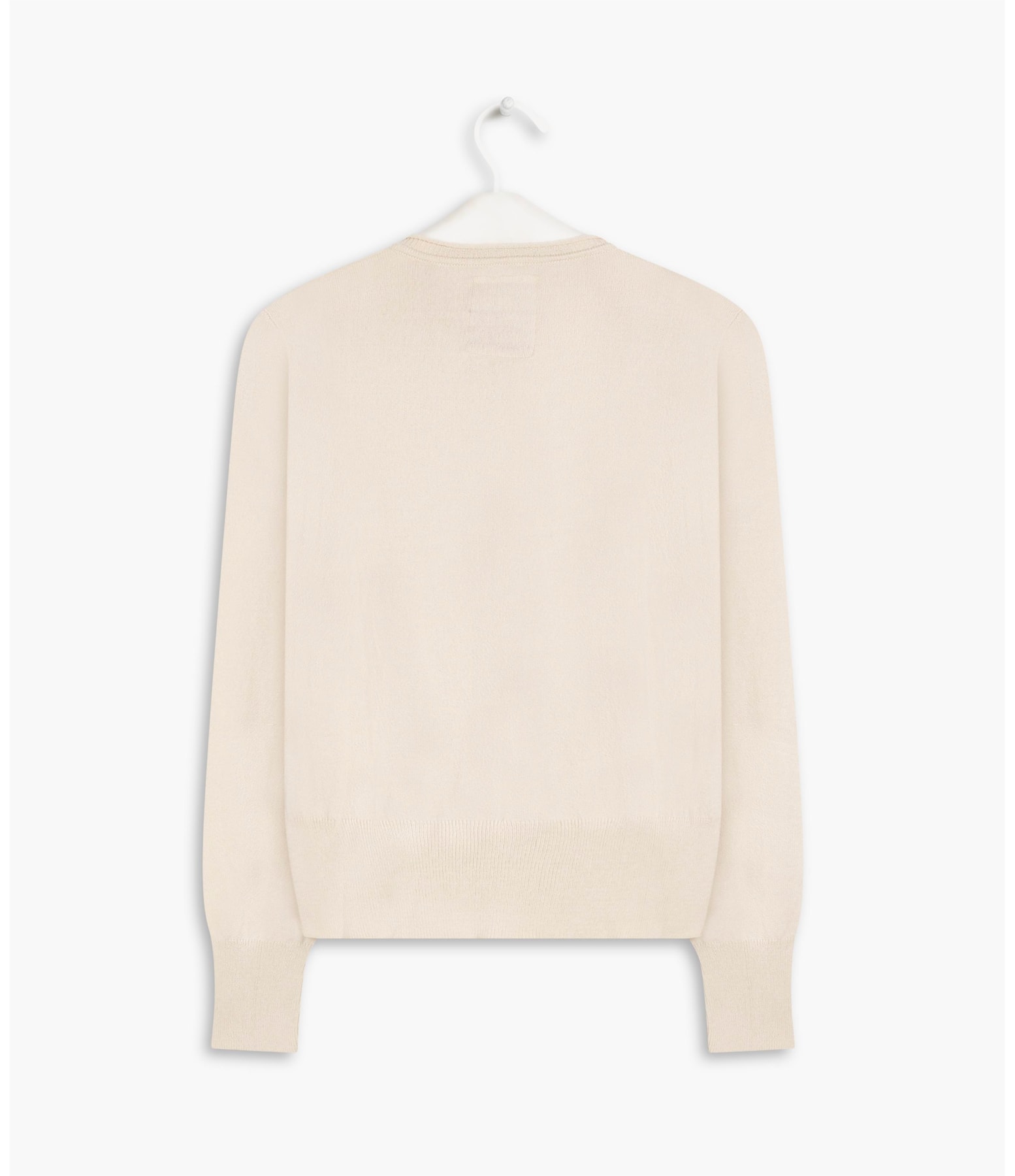 Tricot Basic Sweater Ech Fem Areia