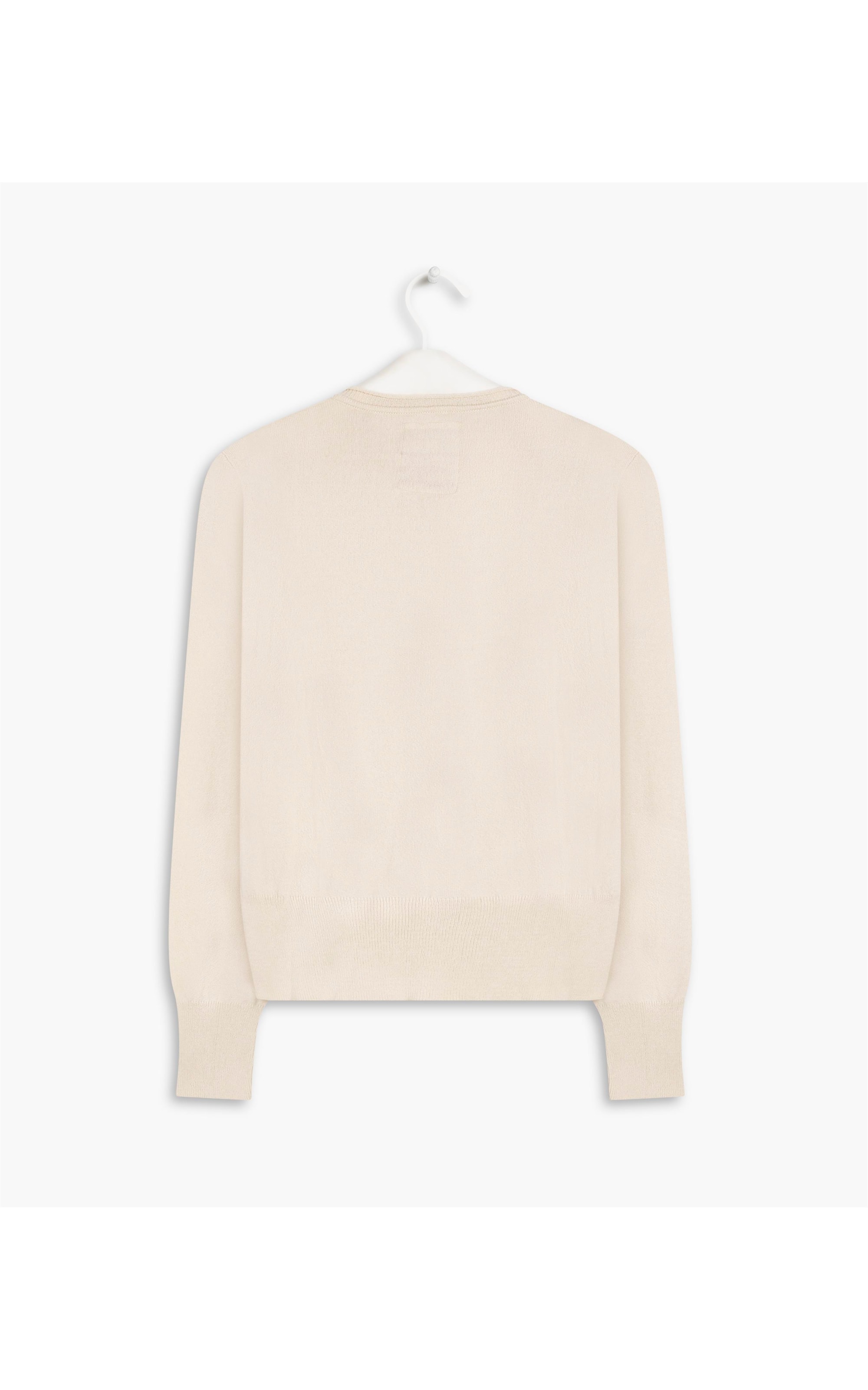 Tricot Basic Sweater Ech Fem Areia