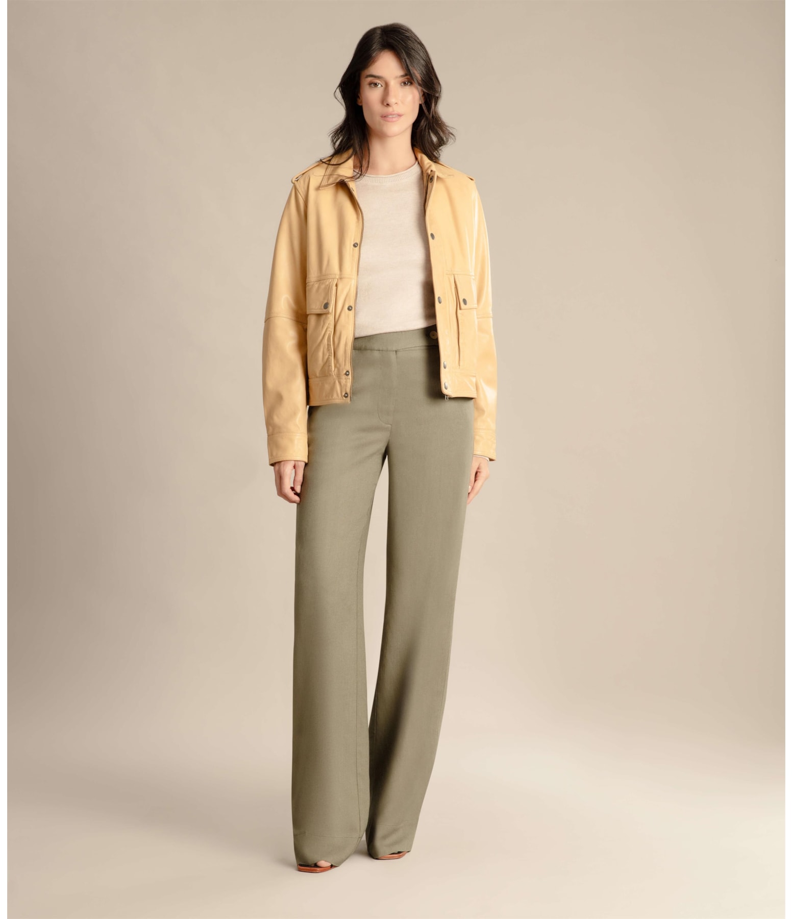 Tricot Basic Sweater Rch Fem Areia