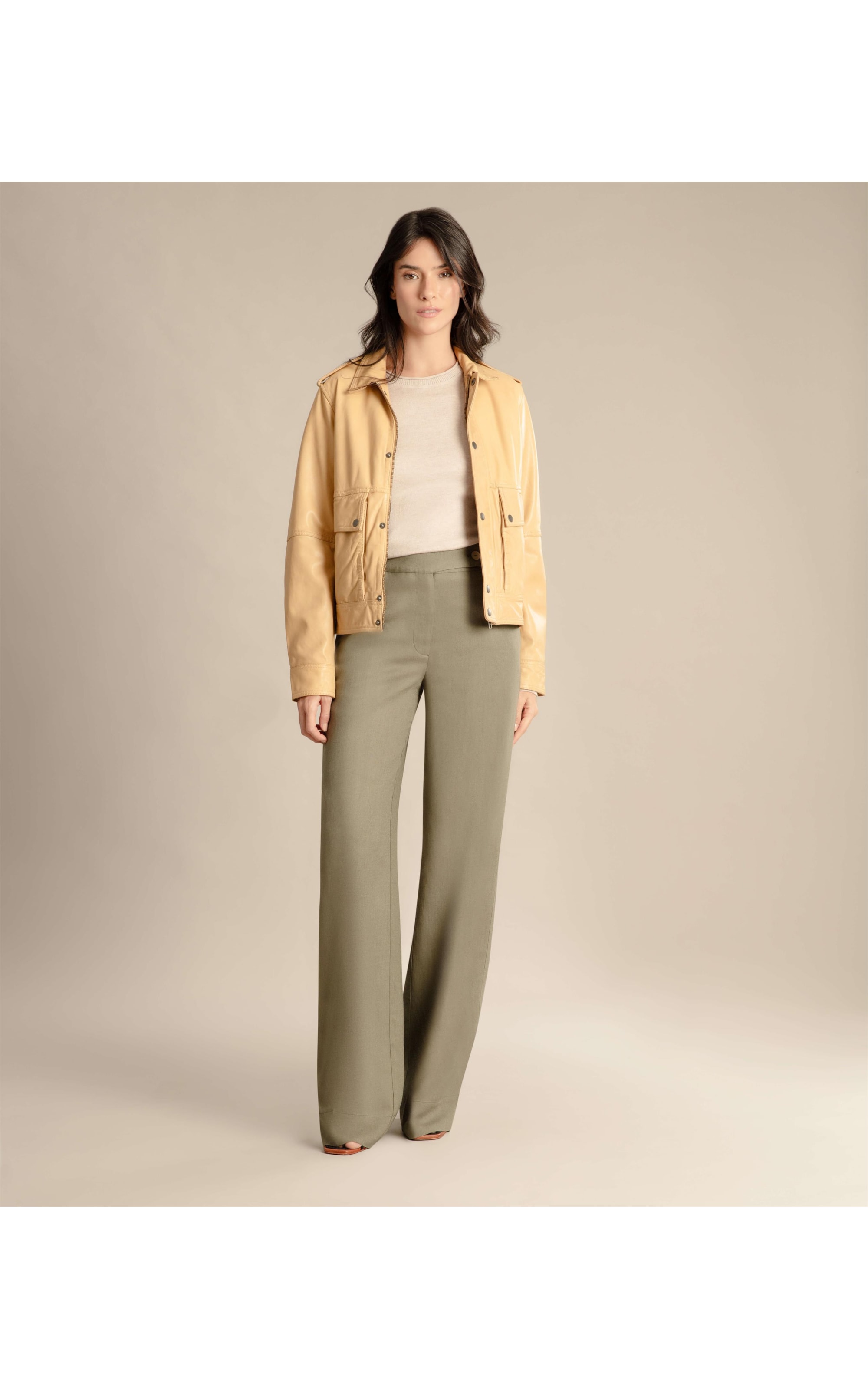 Tricot Basic Sweater Rch Fem Areia
