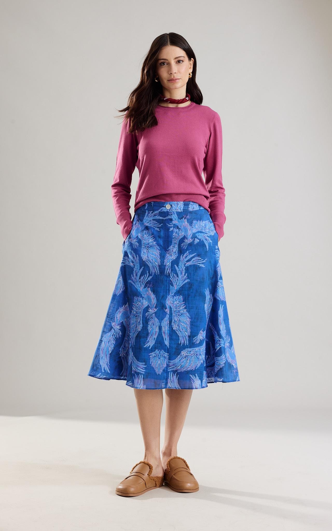 Tricot Basic Sweater Rch Fem Fucsia