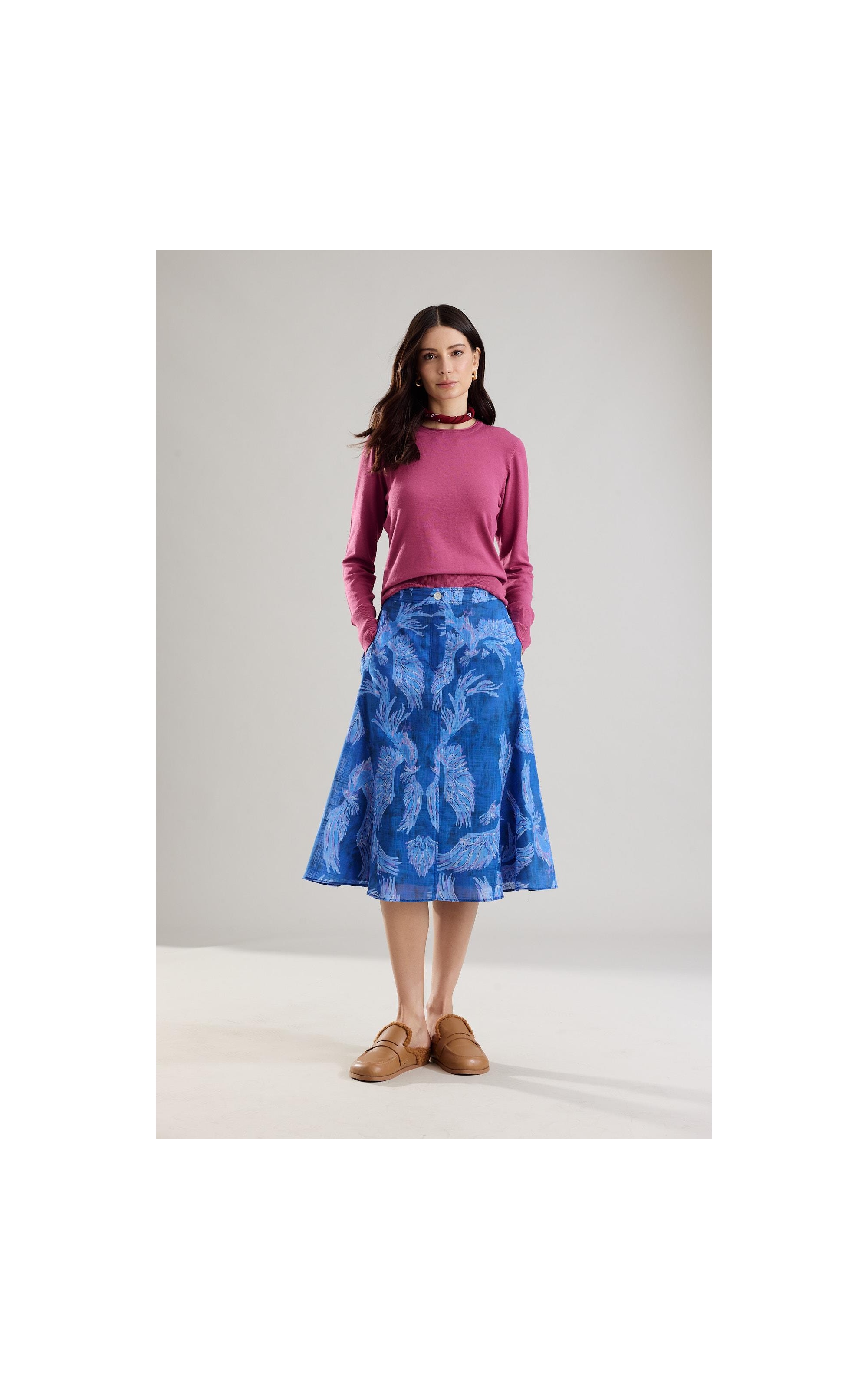 Tricot Basic Sweater Rch Fem Fucsia