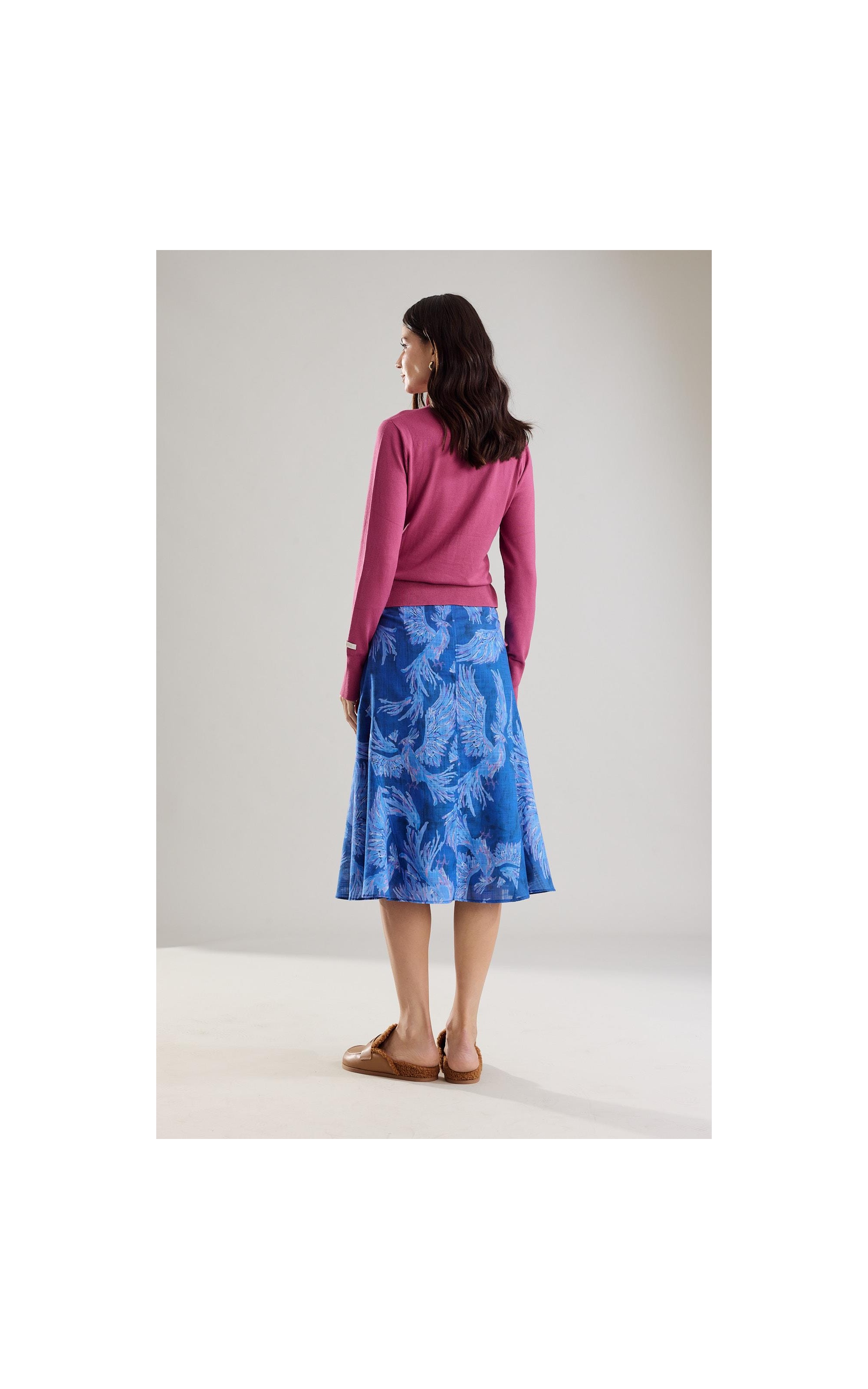 Tricot Basic Sweater Rch Fem Fucsia
