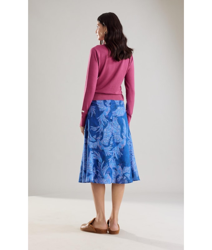 Tricot Basic Sweater Rch Fem Fucsia