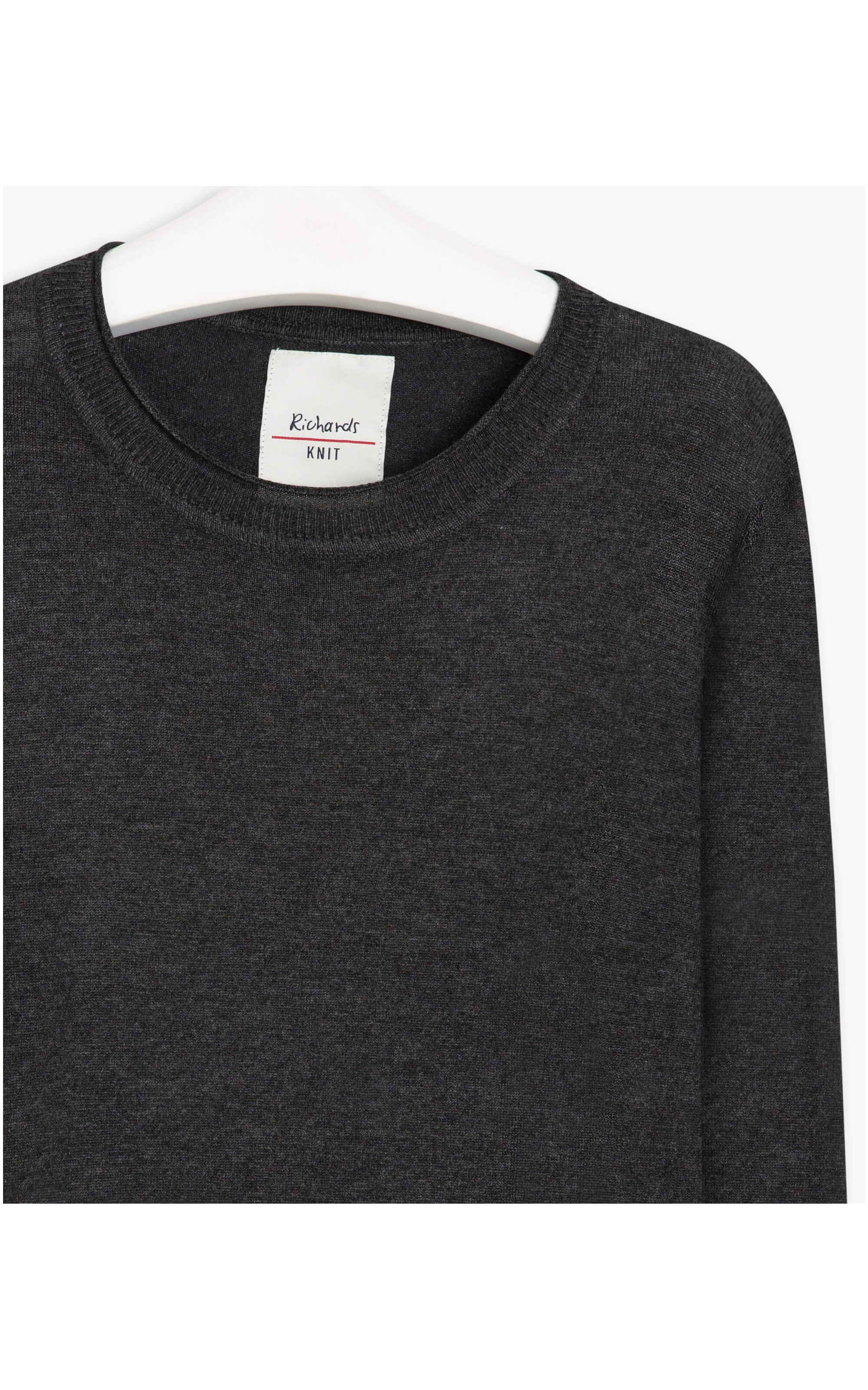 Tricot Basic Sweater Rch Fem Grafite