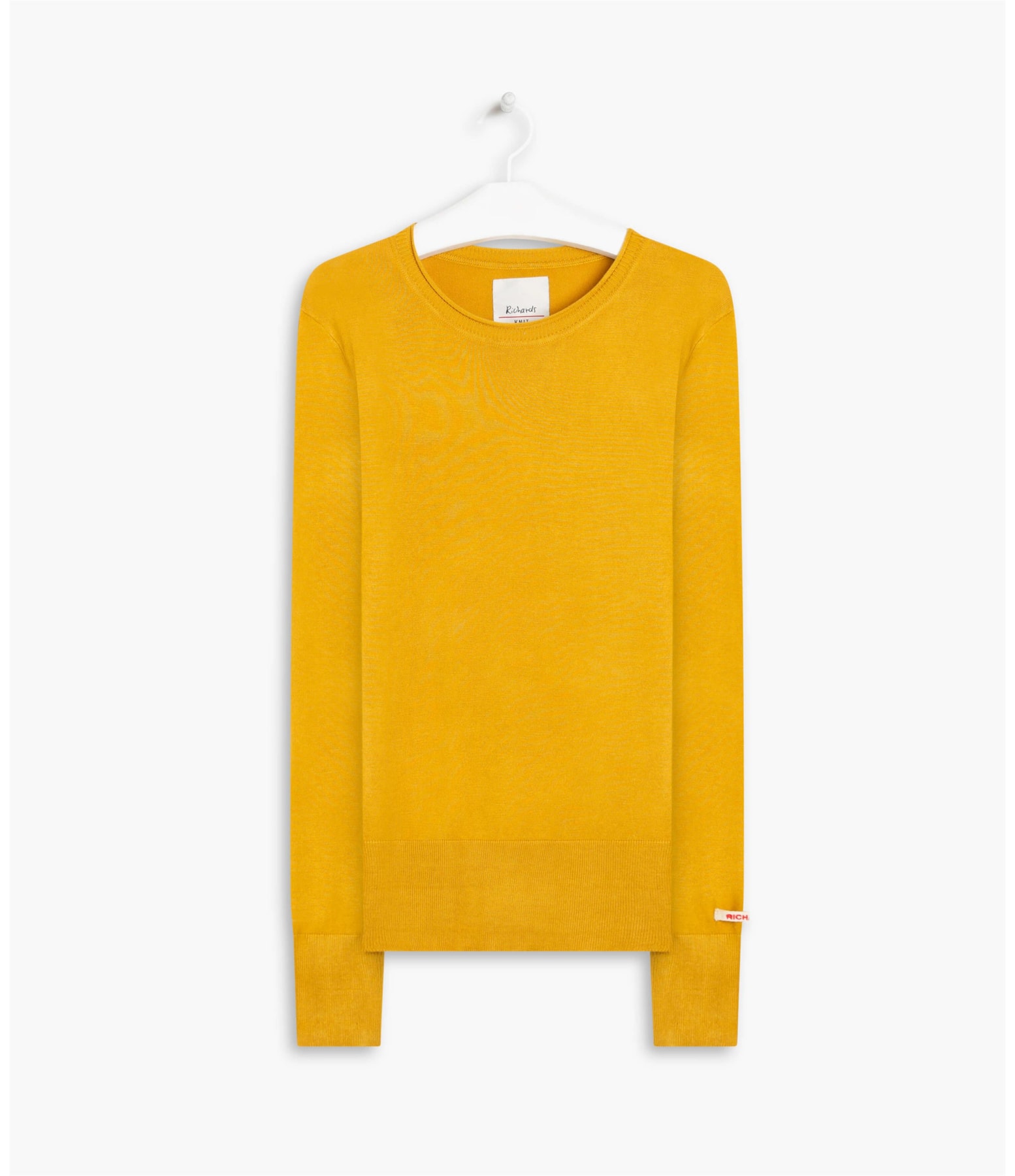 Tricot Basic Sweater Rch Fem Mostarda