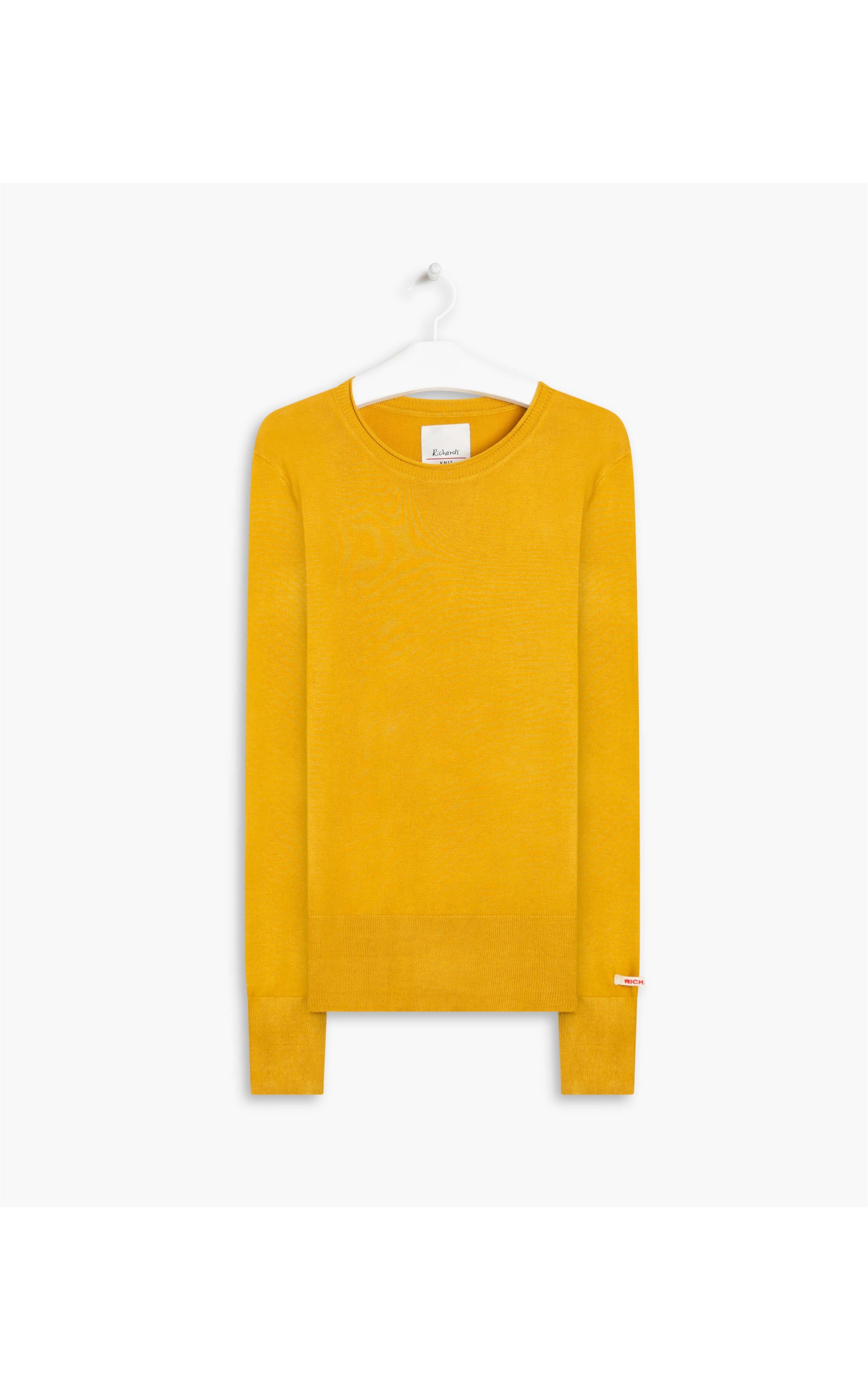 Tricot Basic Sweater Rch Fem Mostarda