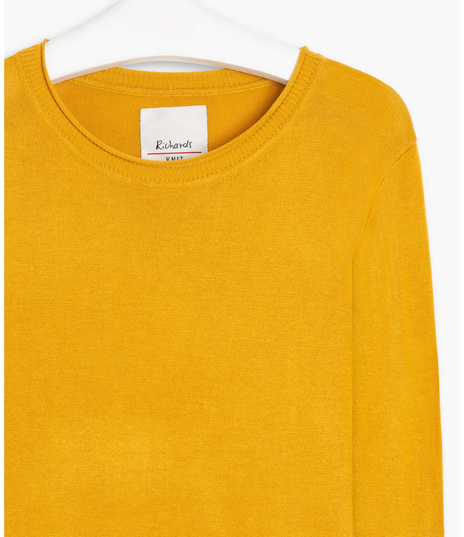 Tricot Basic Sweater Rch Fem Mostarda
