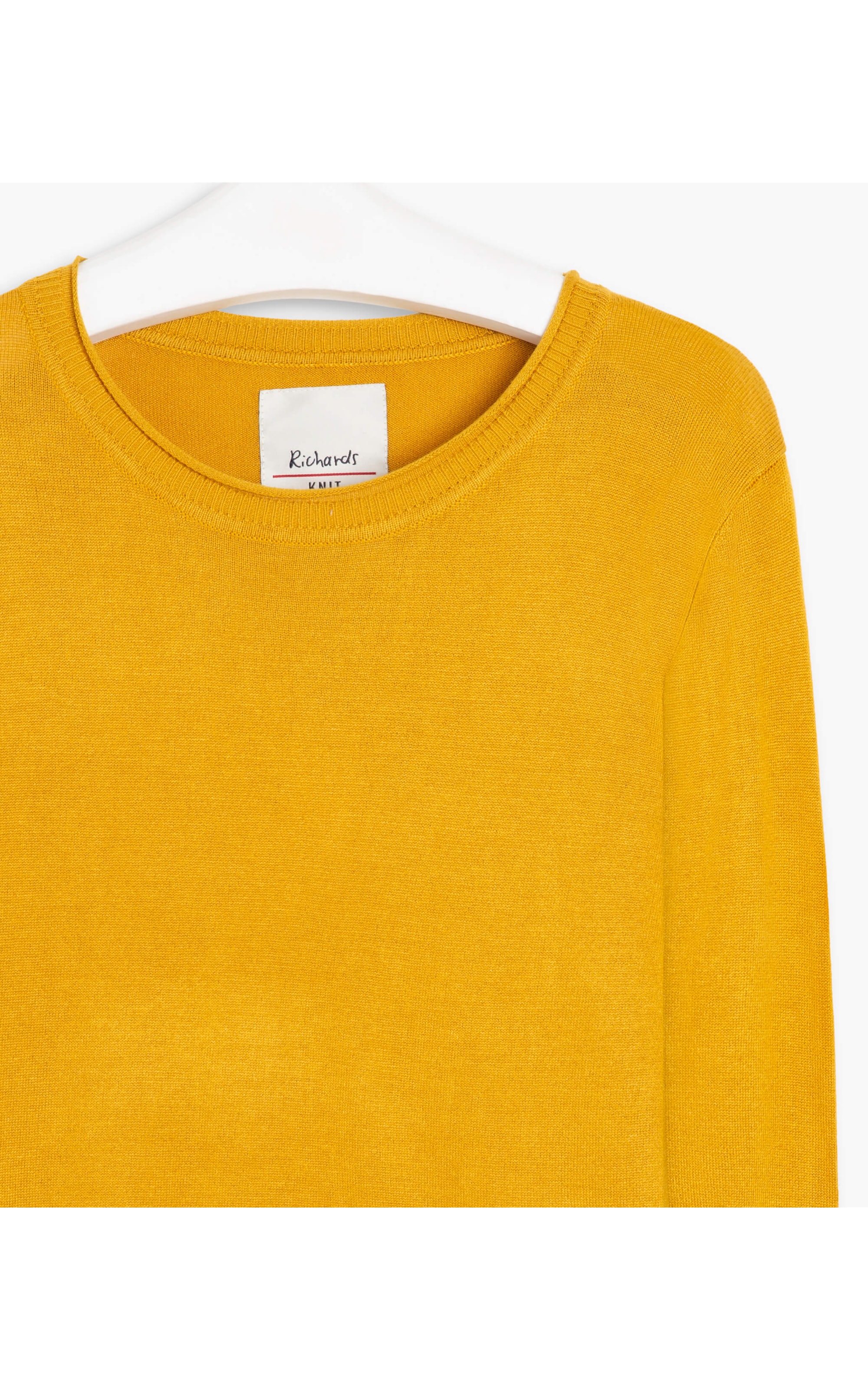 Tricot Basic Sweater Rch Fem Mostarda