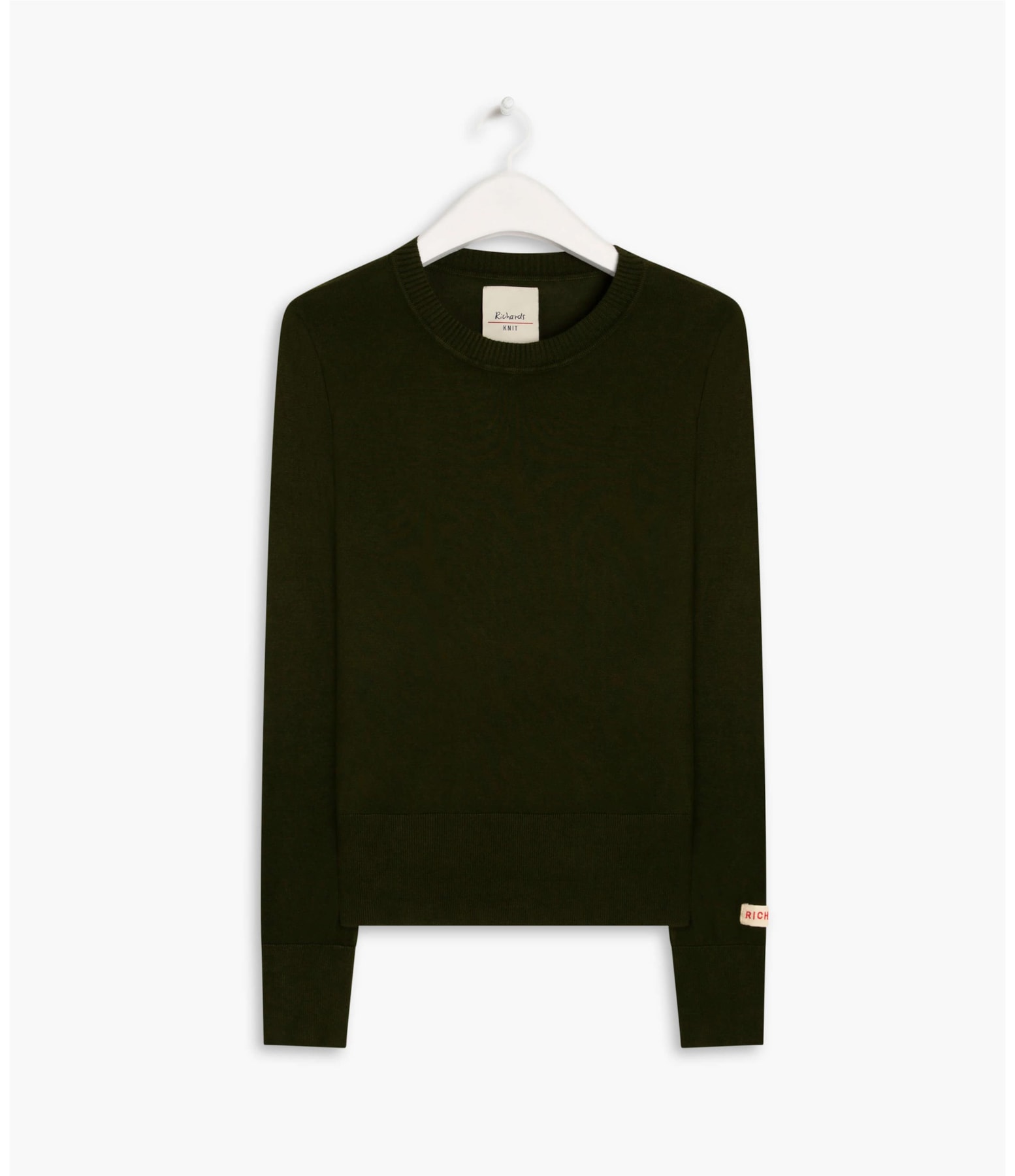 Tricot Basic Sweater Rch Fem Verde Militar