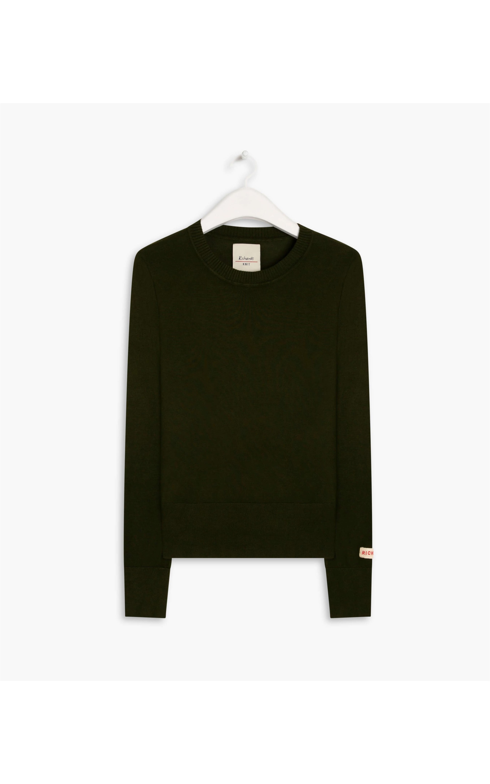 Tricot Basic Sweater Rch Fem Verde Militar