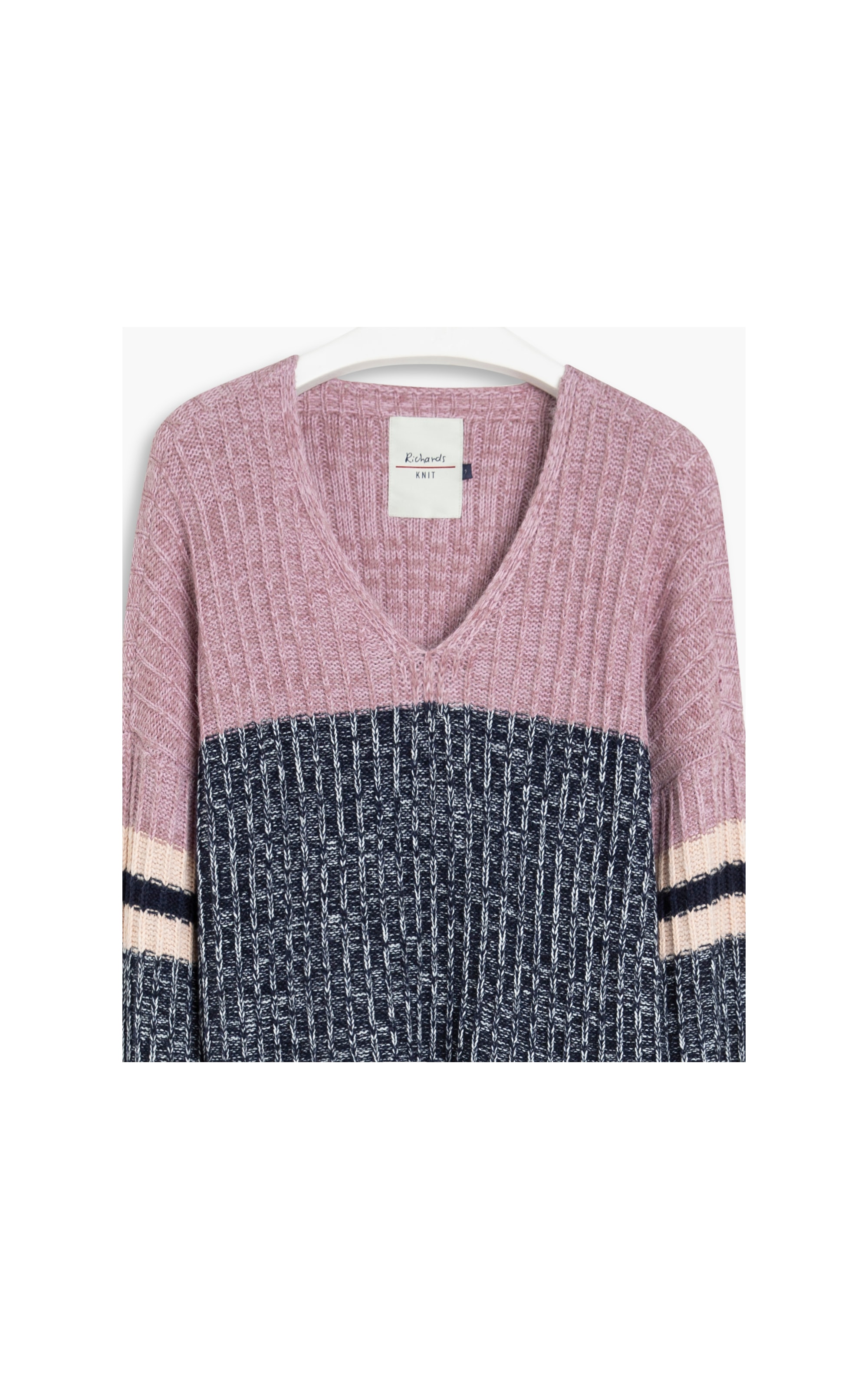 Tricot Betania Listrado Lilas