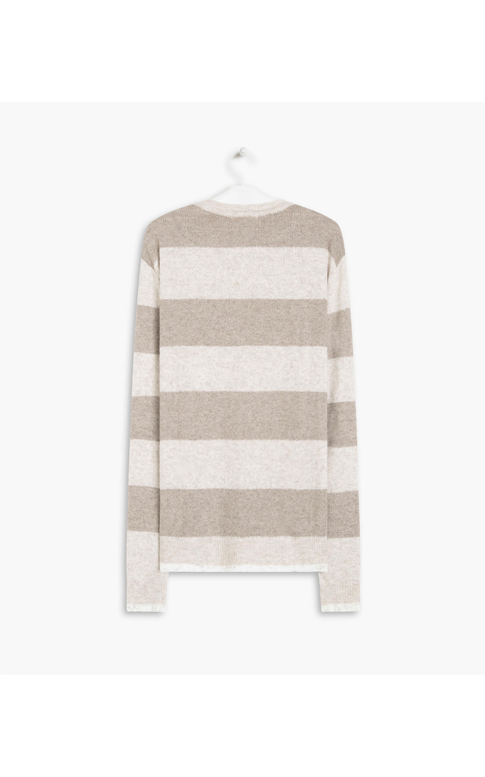 Tricot Britânia Listras Areia