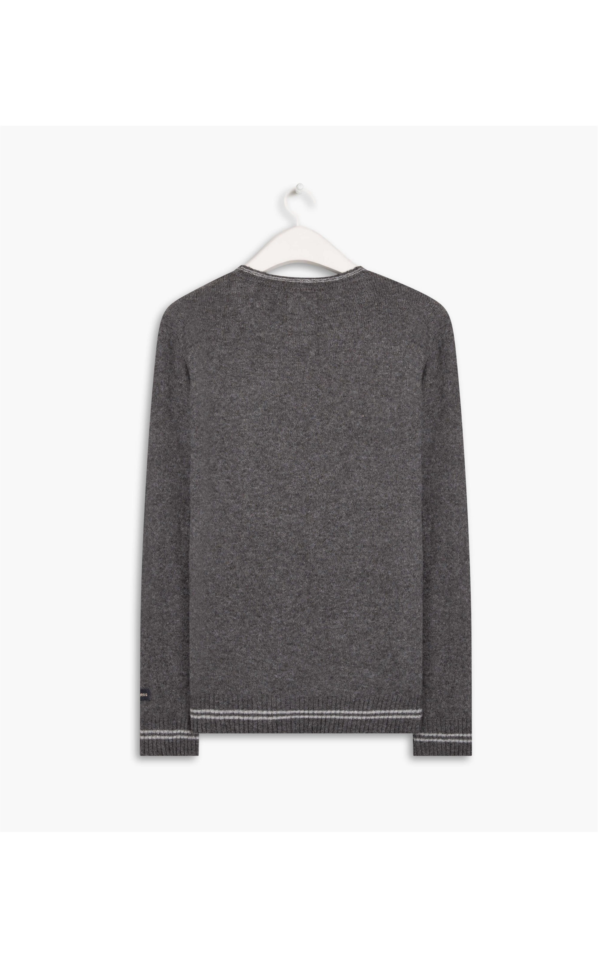 Tricot Britânia Pedro Chumbo Mescla
