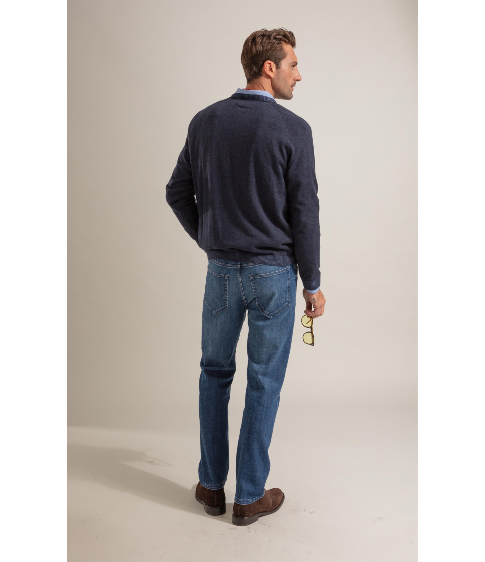 Tricot Brody Cotton Sauvage Dark Navy