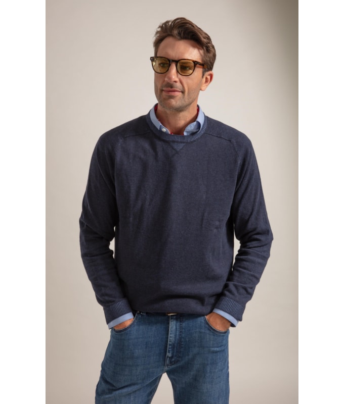 Tricot Brody Cotton Sauvage Dark Navy