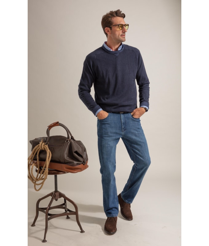 Tricot Brody Cotton Sauvage Dark Navy