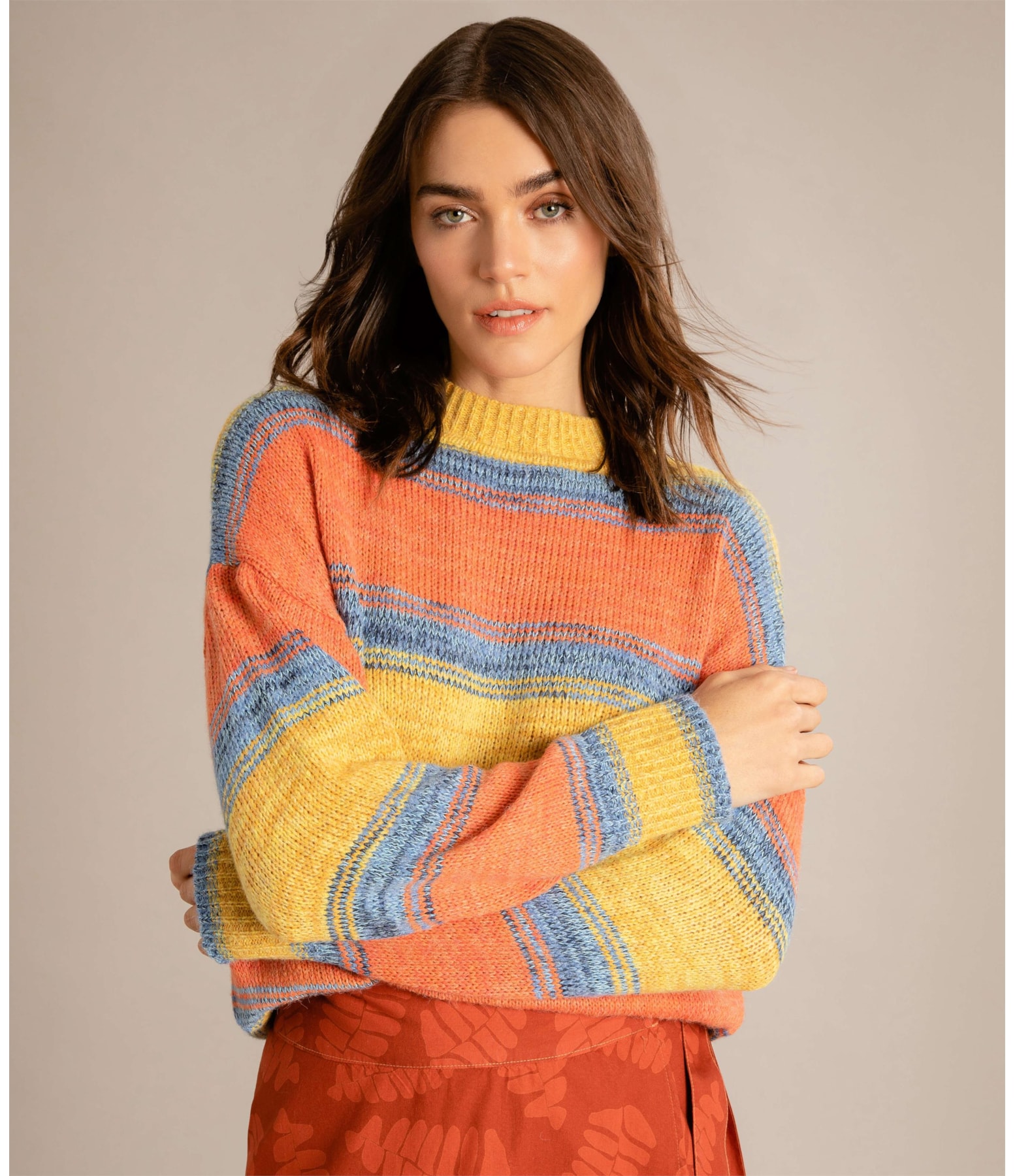Tricot Cadena Listrado Bamboo