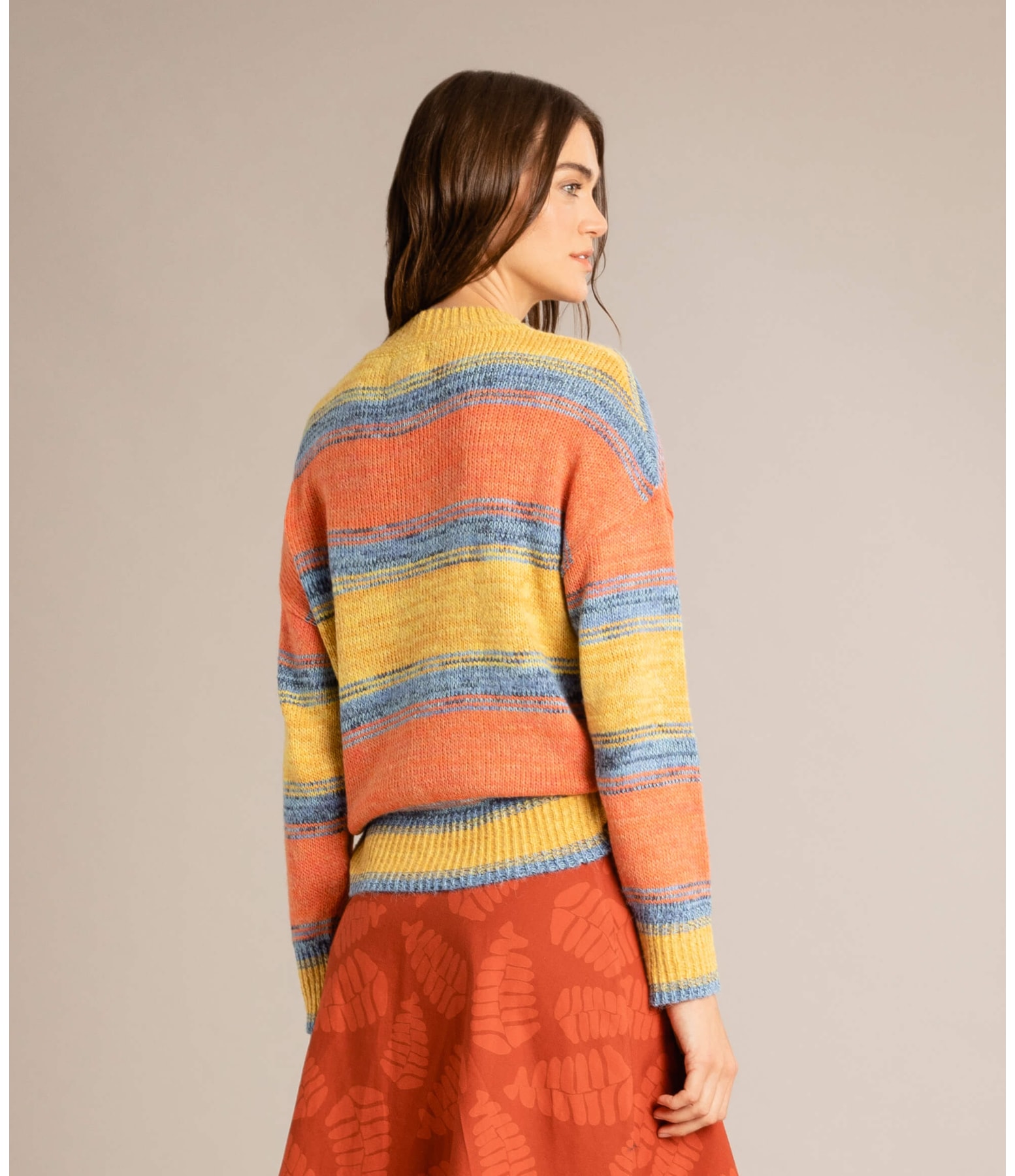 Tricot Cadena Listrado Bamboo