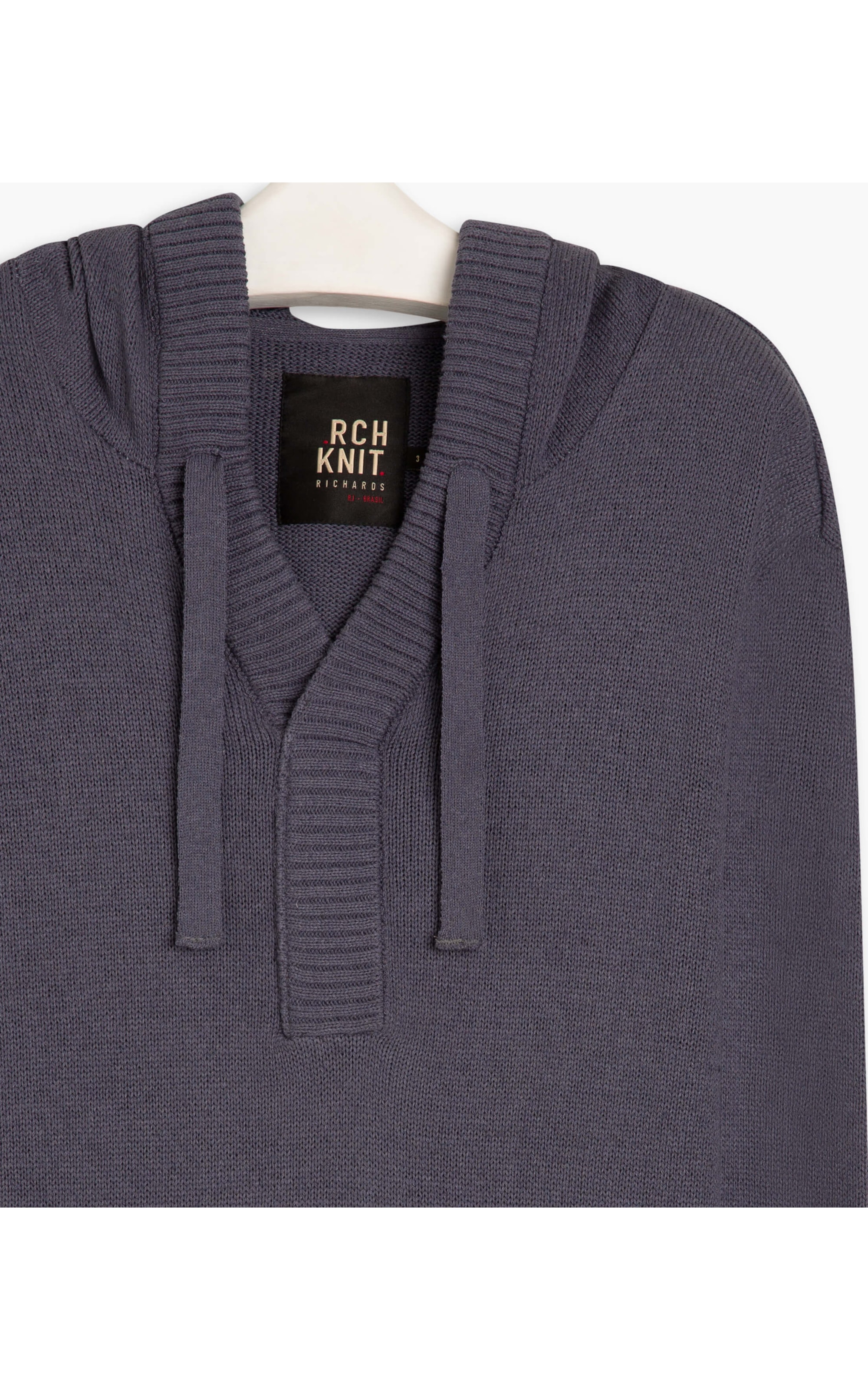  Tricot Capuz Liso Nicolas Grafite