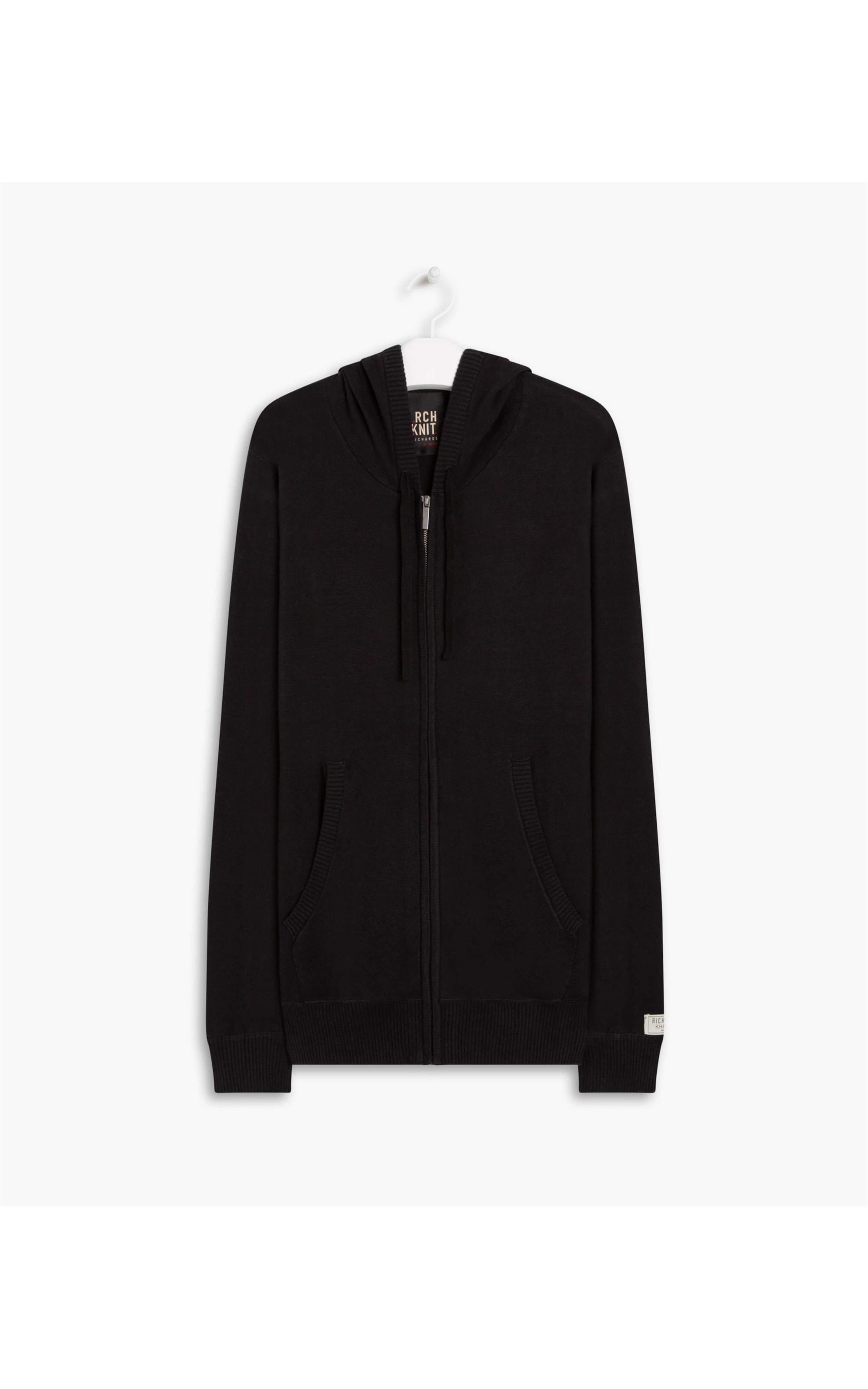 Tricot Capuz Preto Preto