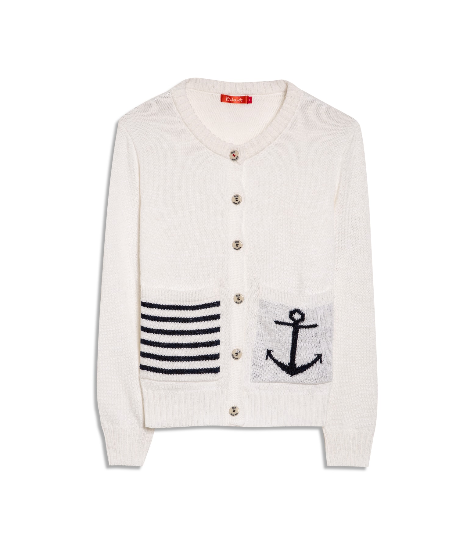 Tricot Cardigan Basile Ancora Branco