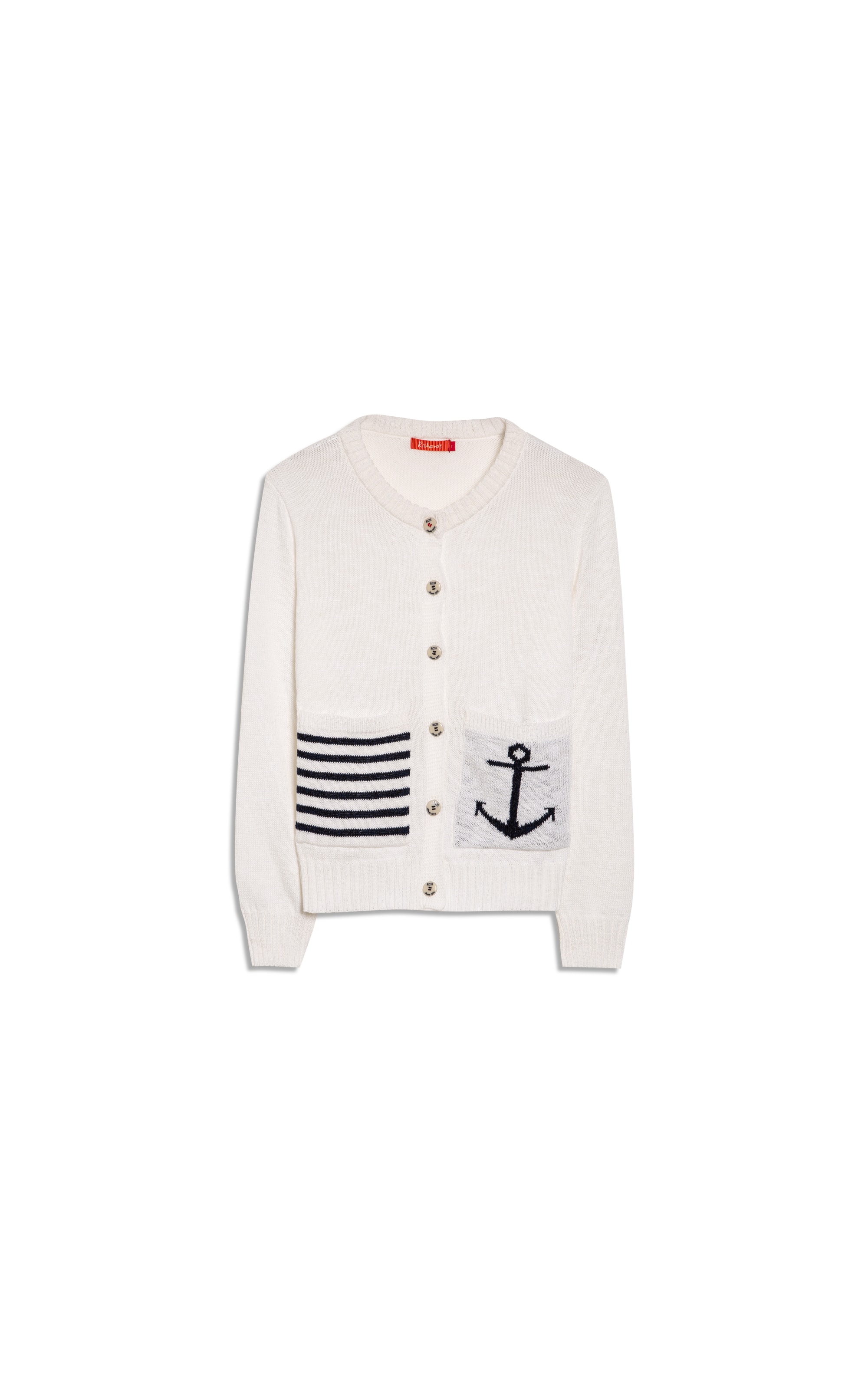 Tricot Cardigan Basile Ancora Branco