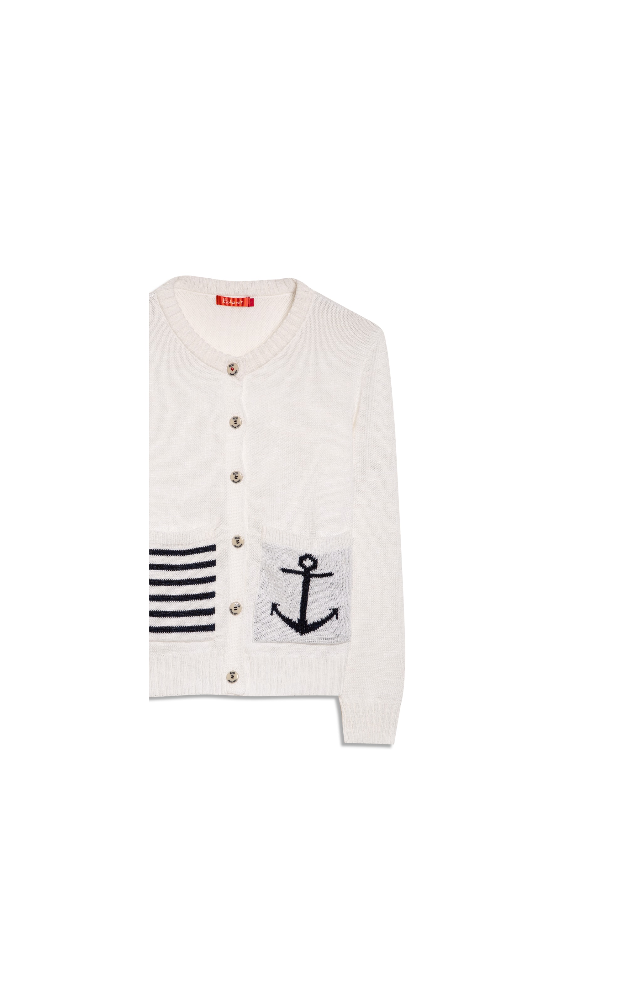 Tricot Cardigan Basile Ancora Branco