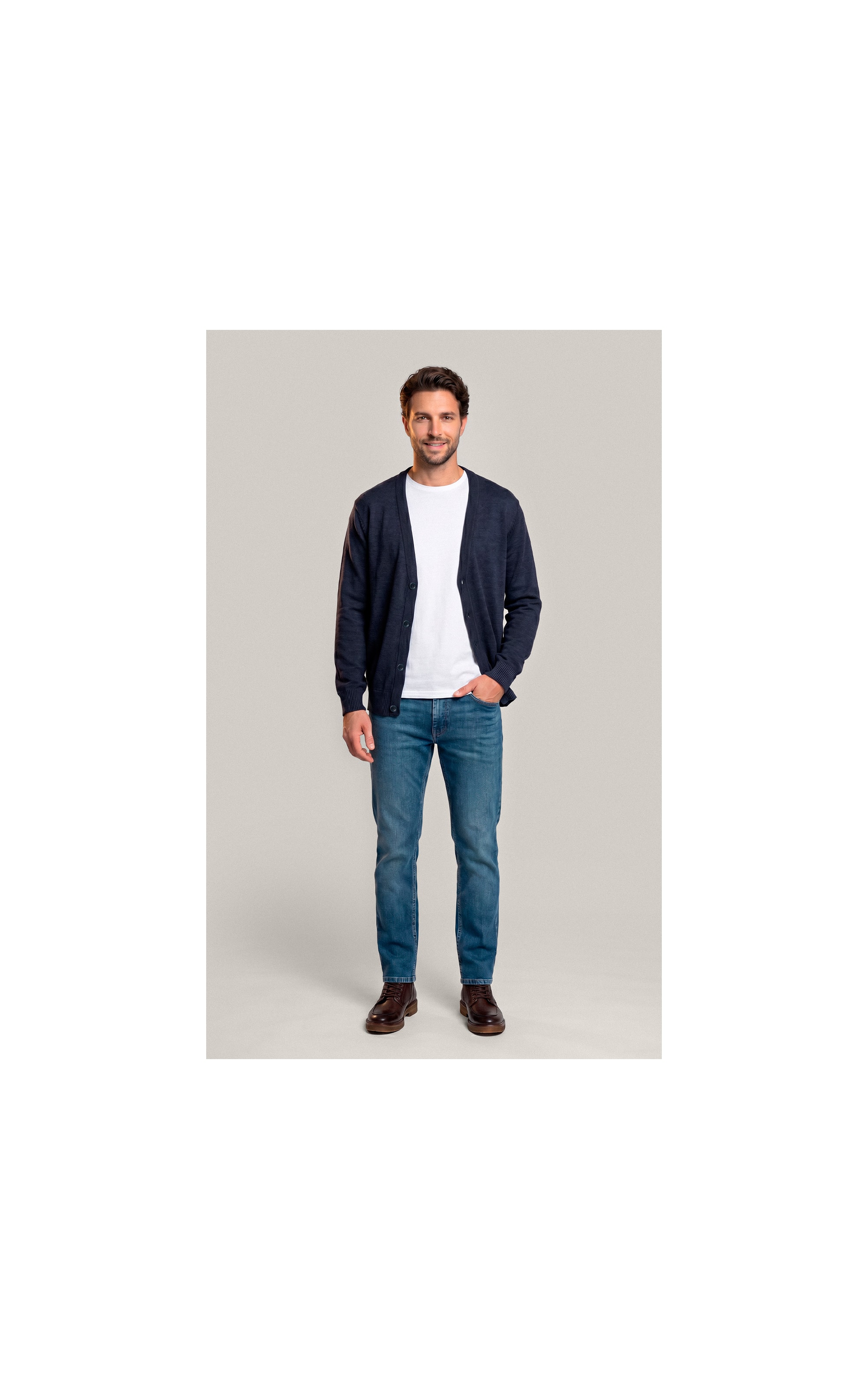 Tricot Cardigan Cannes Modal Dark Navy