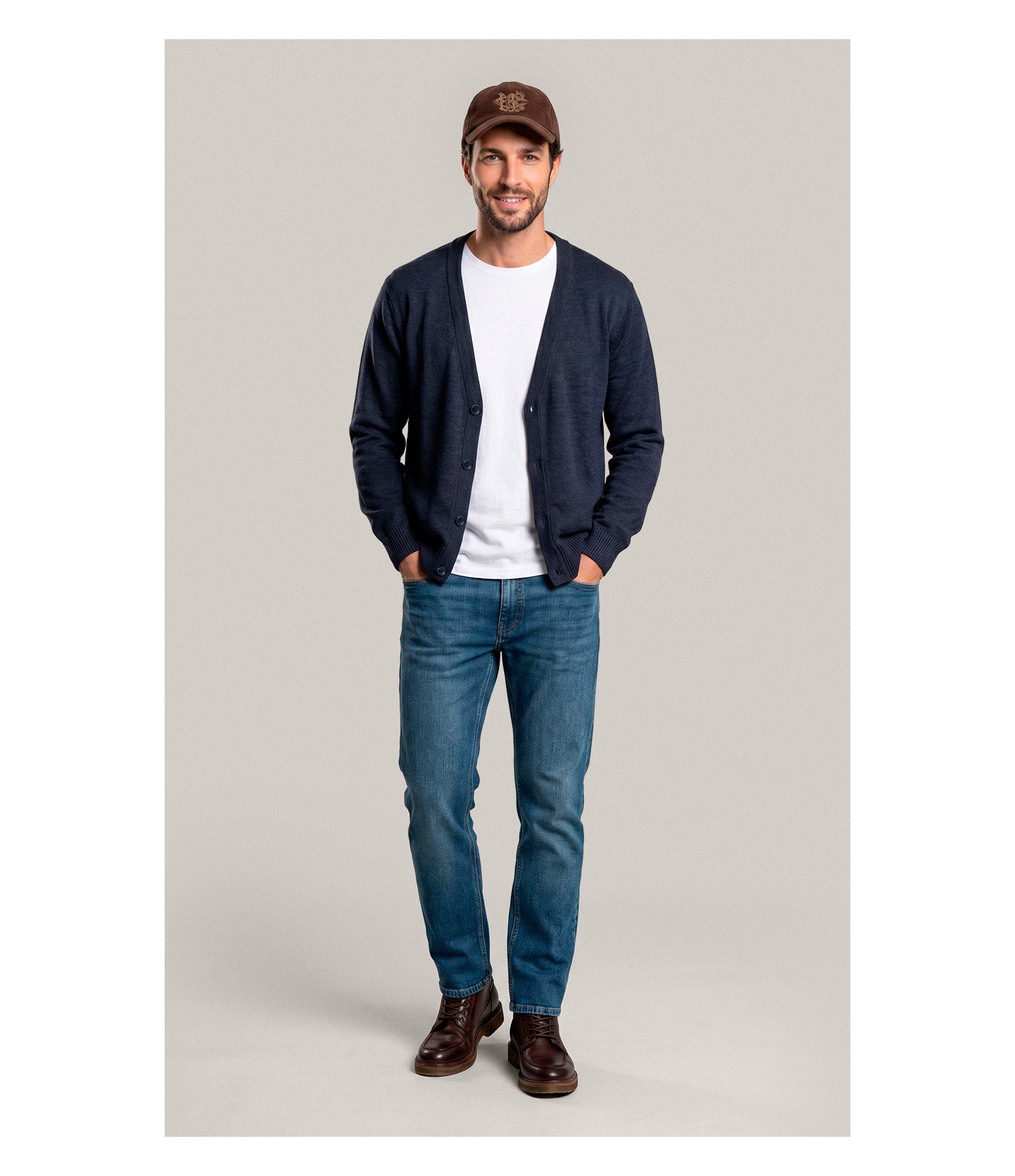 Tricot Cardigan Cannes Modal Dark Navy