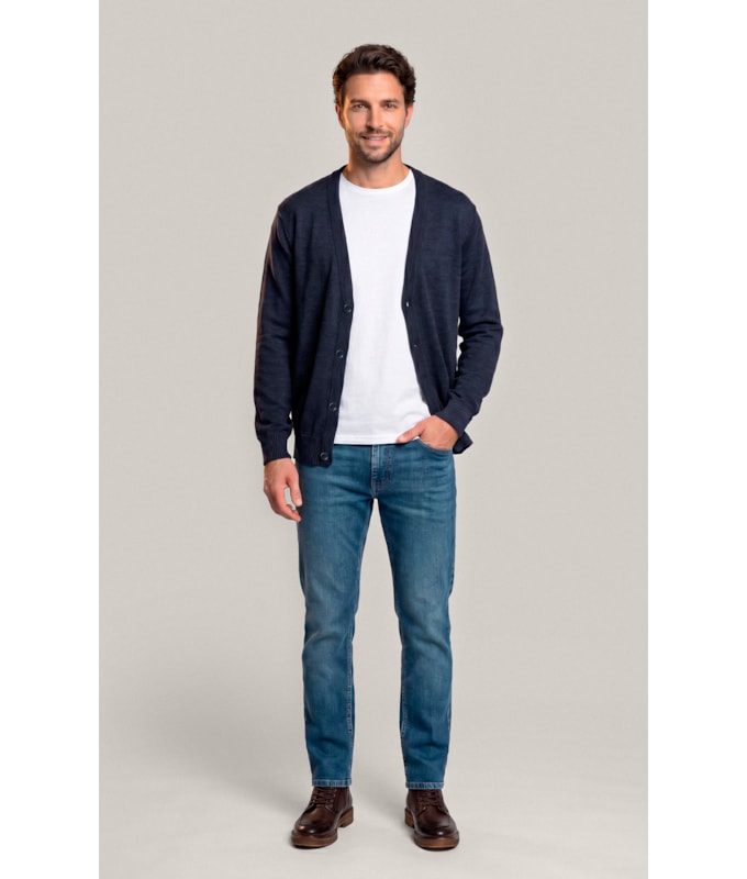 Tricot Cardigan Cannes Modal Dark Navy