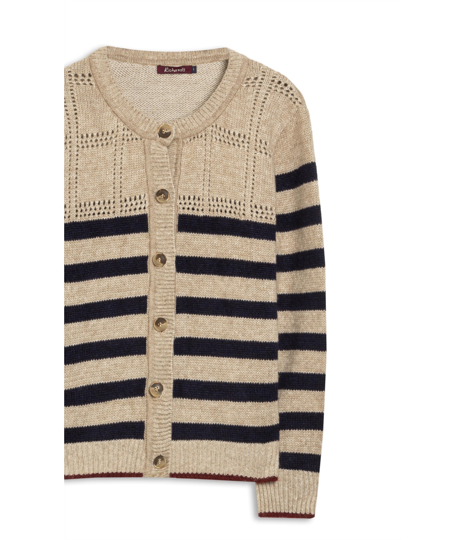 Tricot Cardigan Riv Natural