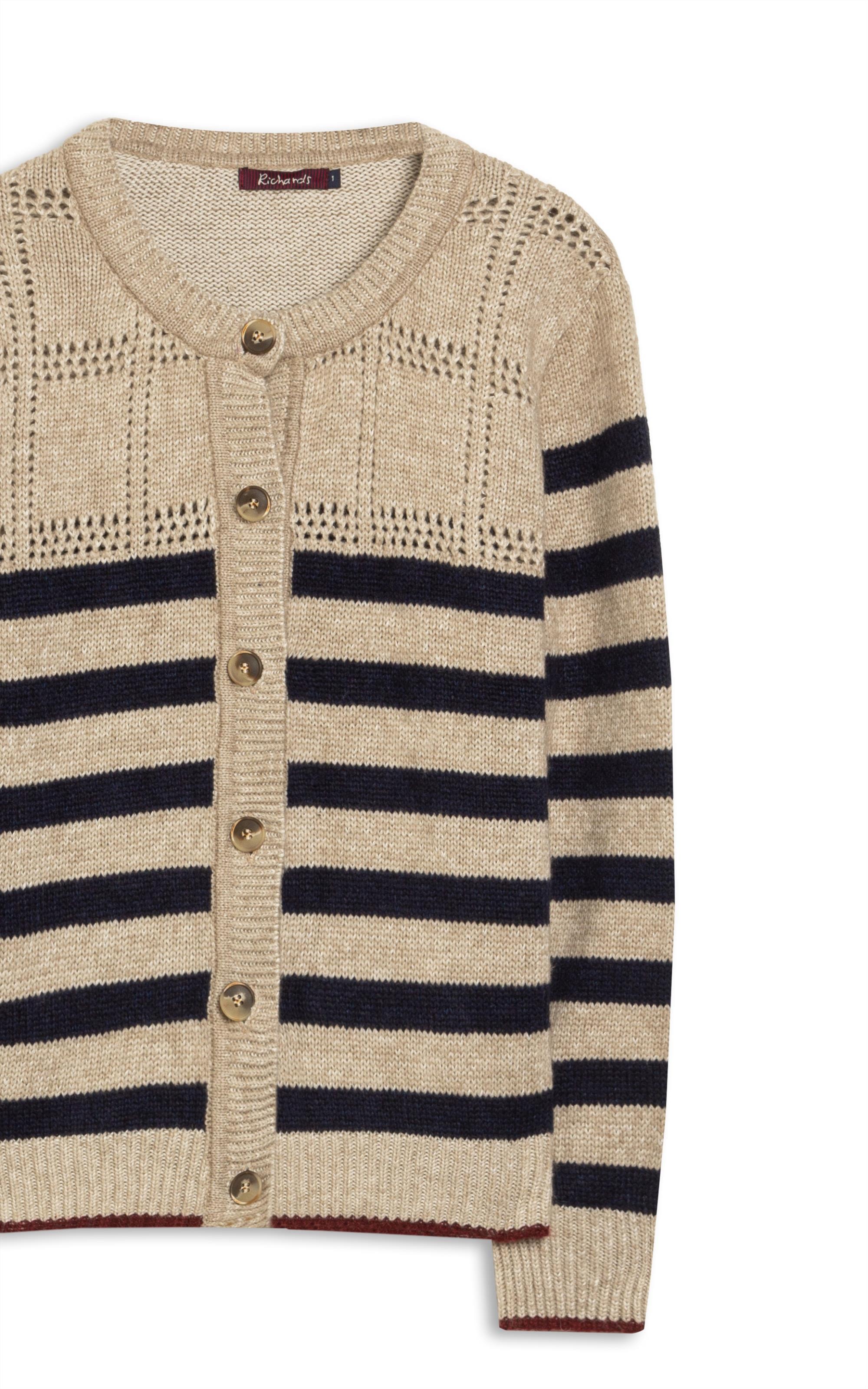 Tricot Cardigan Riv Natural