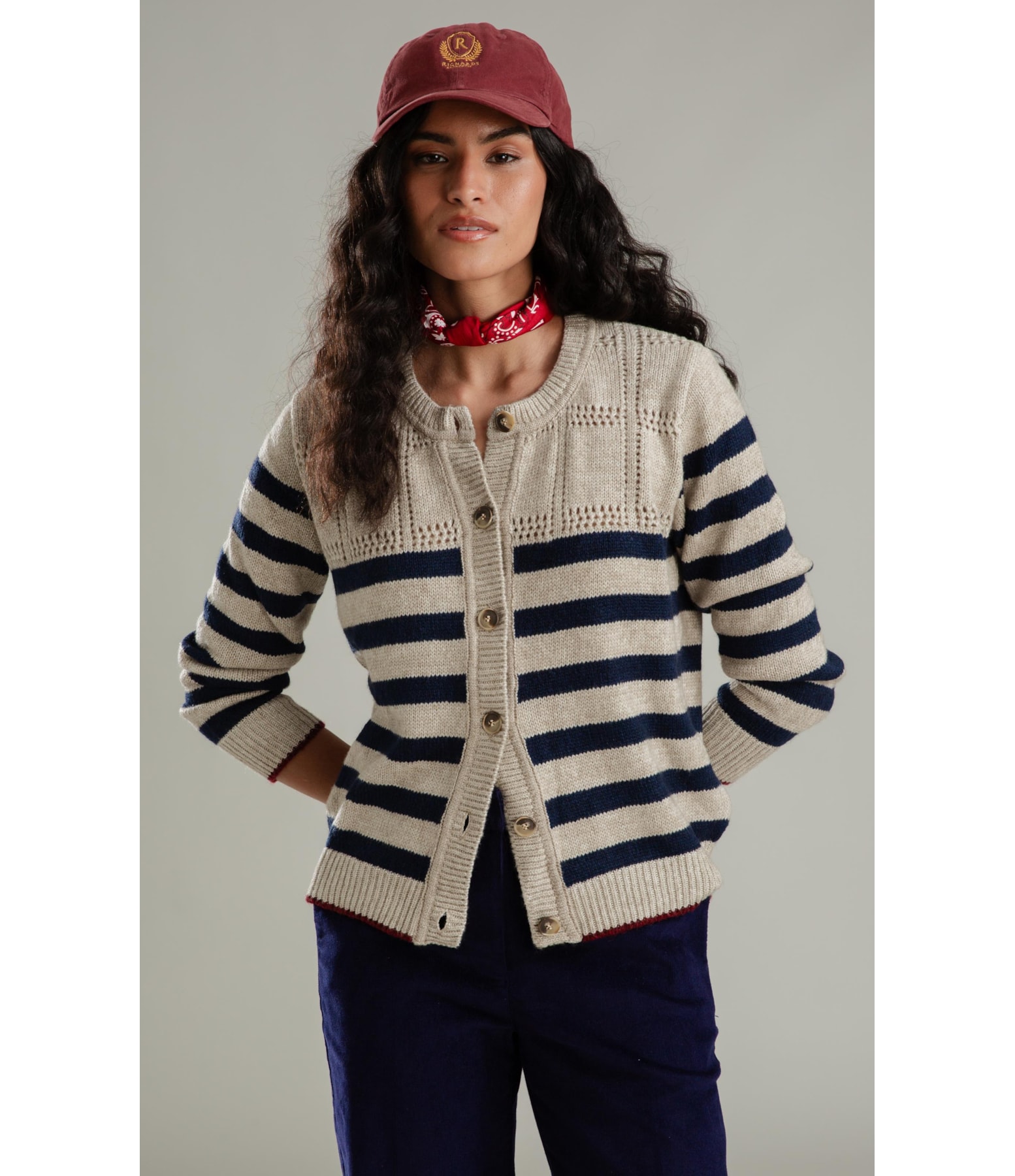 Tricot Cardigan Riv Natural