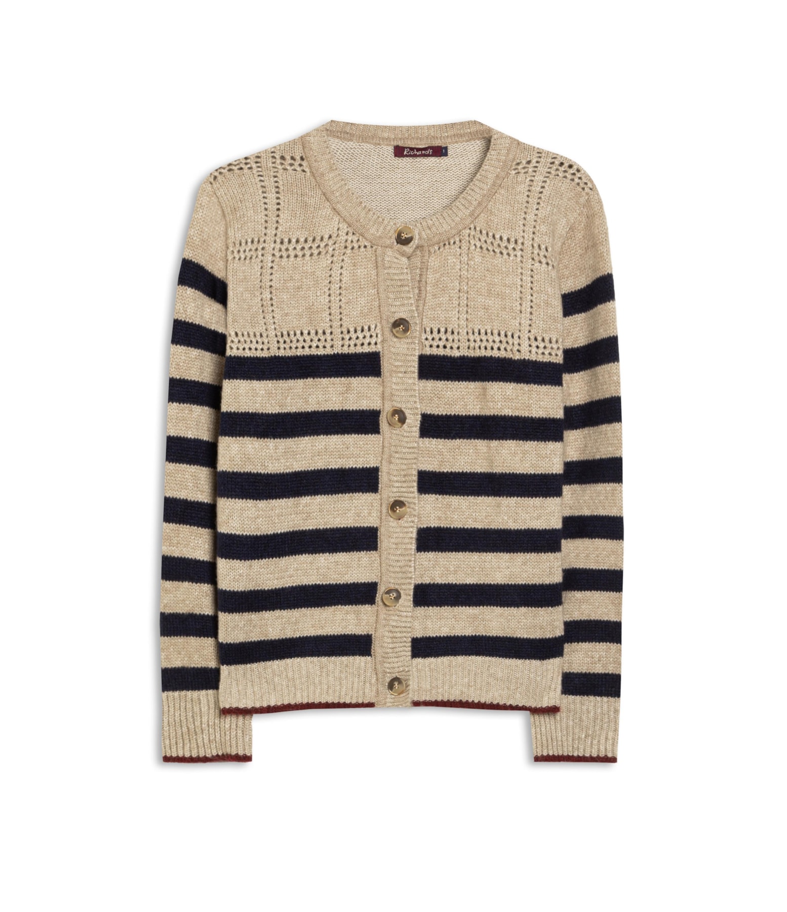 Tricot Cardigan Riv Natural