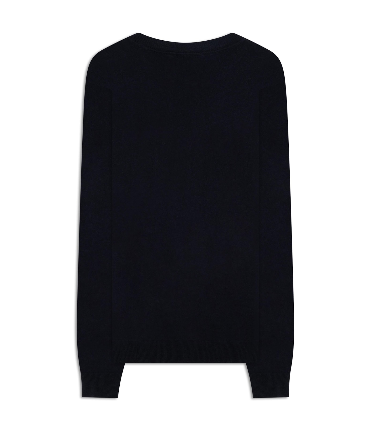 Tricot Cashmere Gola Careca Dark Navy