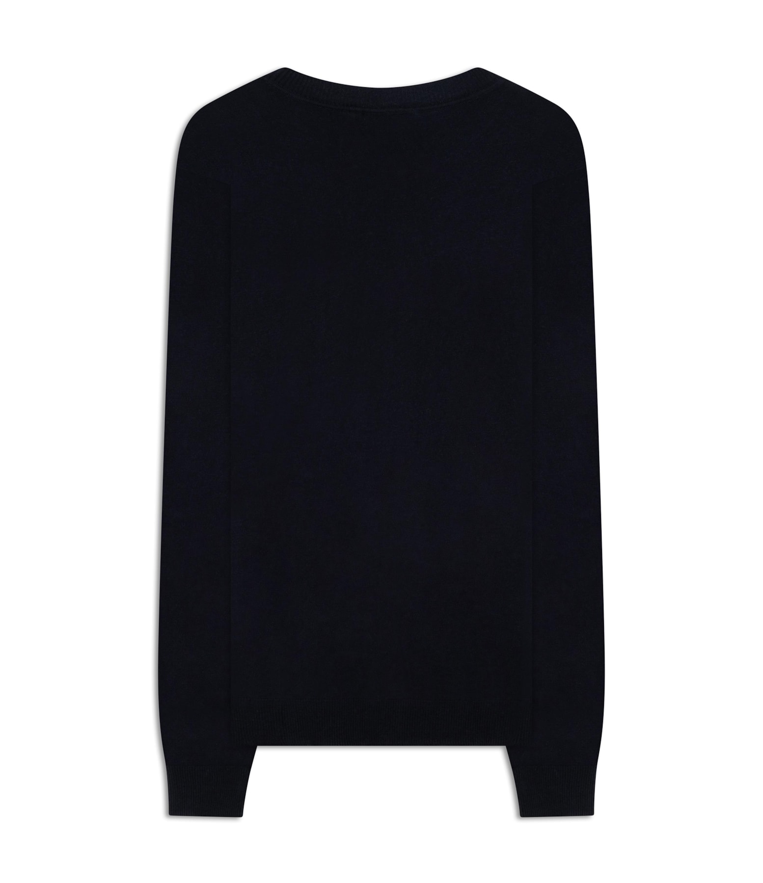 Tricot Cashmere Gola Careca Dark Navy