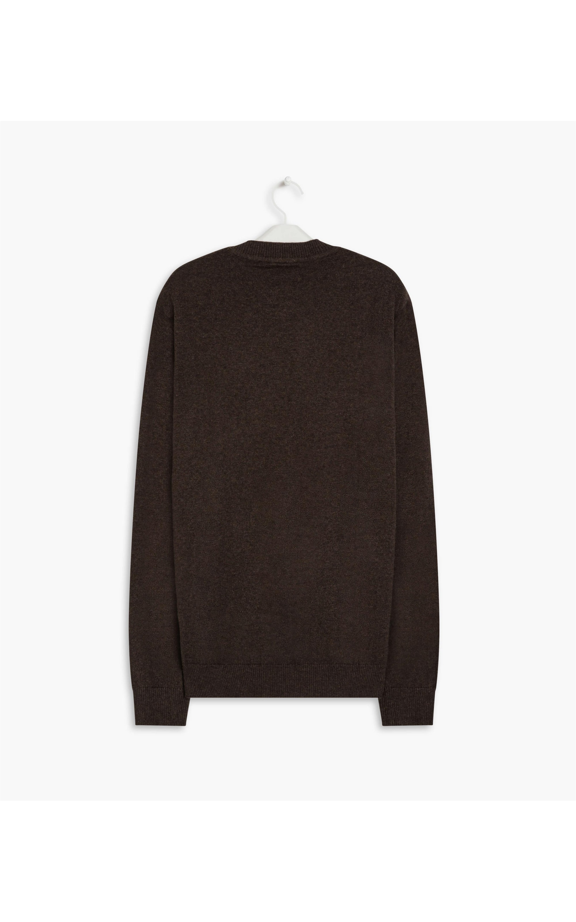 Tricot Cashmere Gola Careca Guto Tabaco