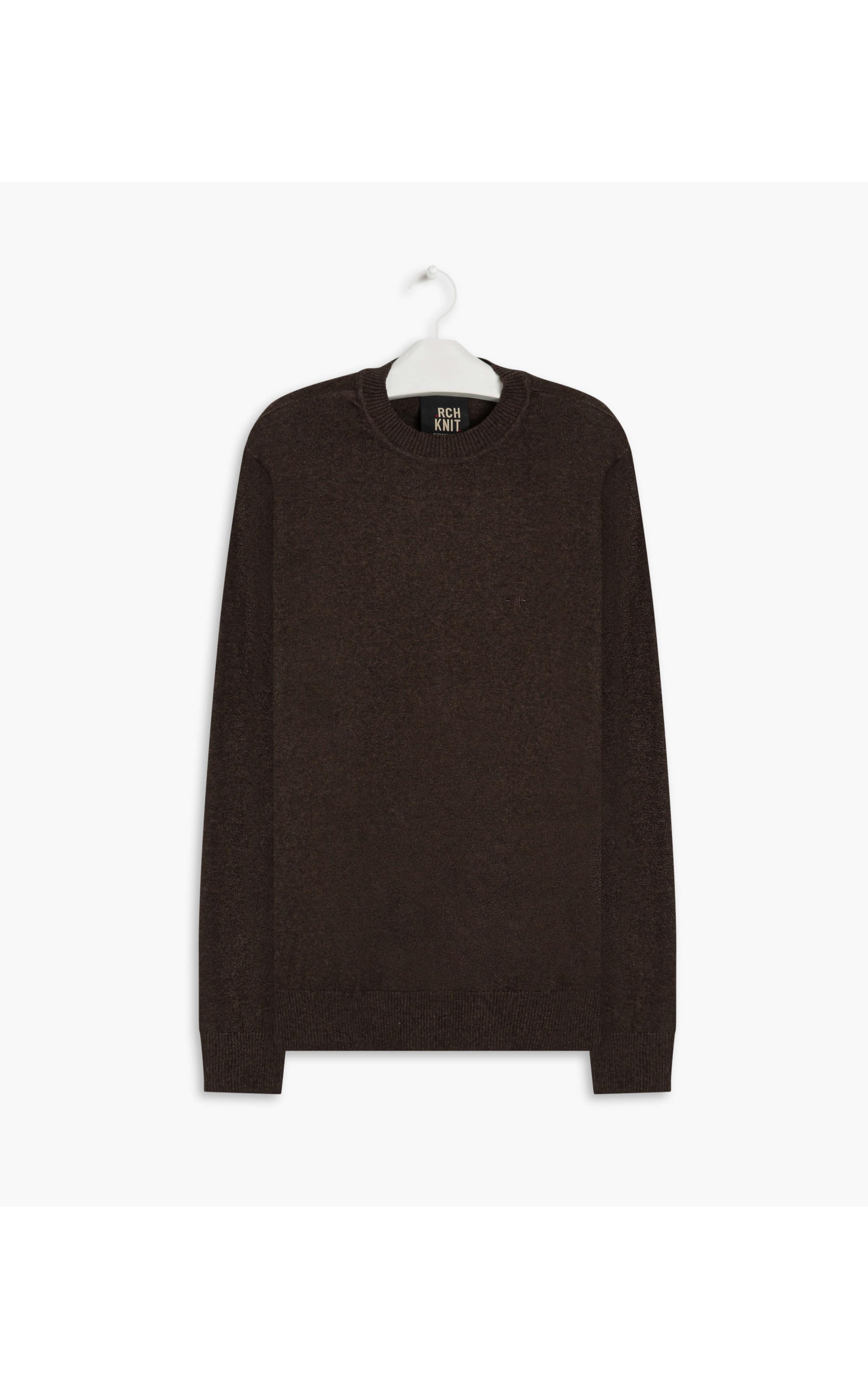 Tricot Cashmere Gola Careca Guto Tabaco