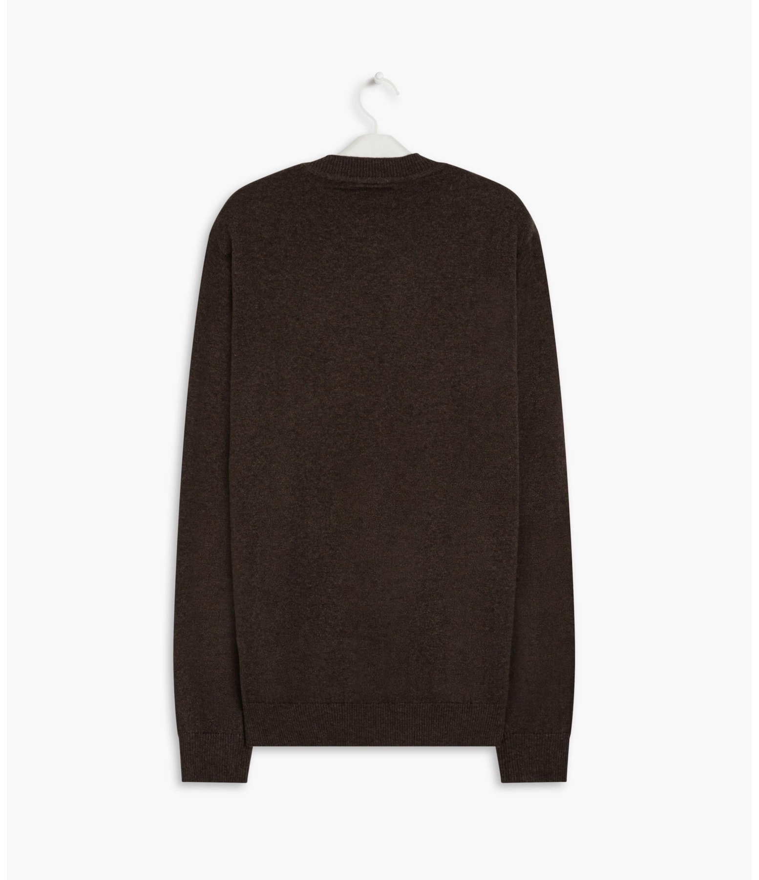 Tricot Cashmere Gola Careca Guto Tabaco